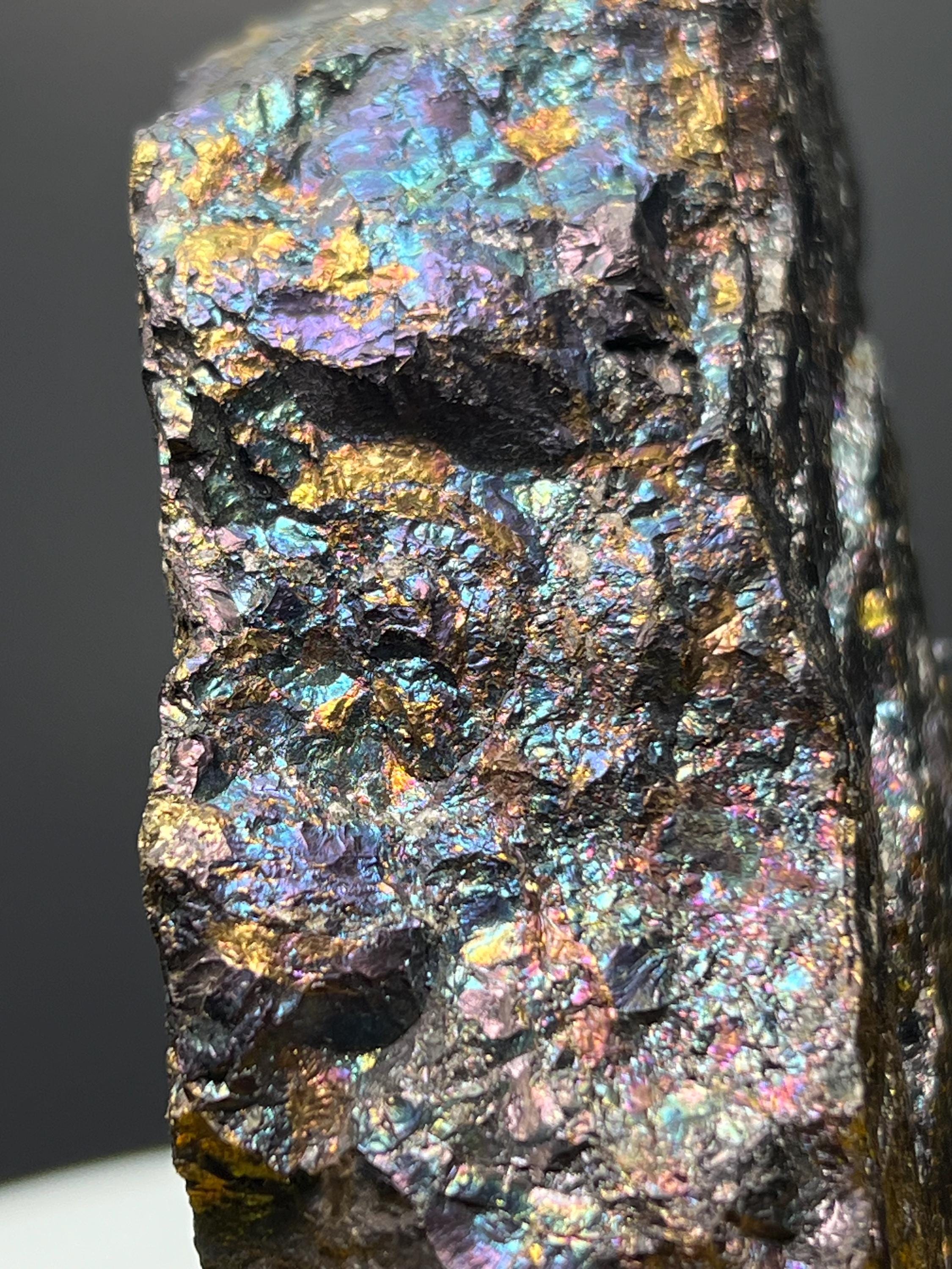 Bornite With Chalcopyrite Specimen - Crystal Gemstone AE 