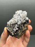 Crystal Calcite On Small Stalactites Hematite Specimen - Crystal Gemstone AE 
