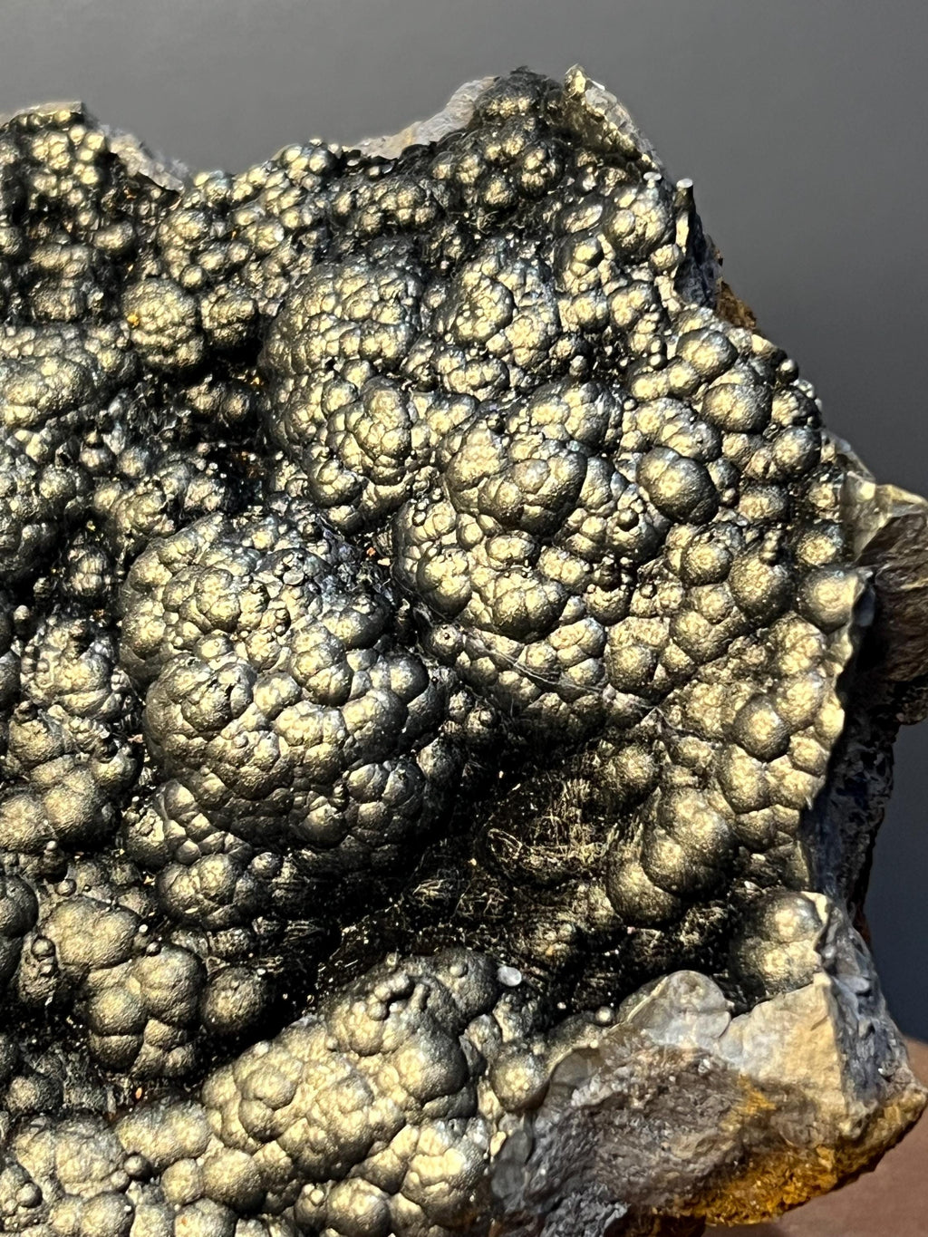 Museum Quality! Very Special Golden Color Botryoidal Goethite - Crystal Gemstone AE 