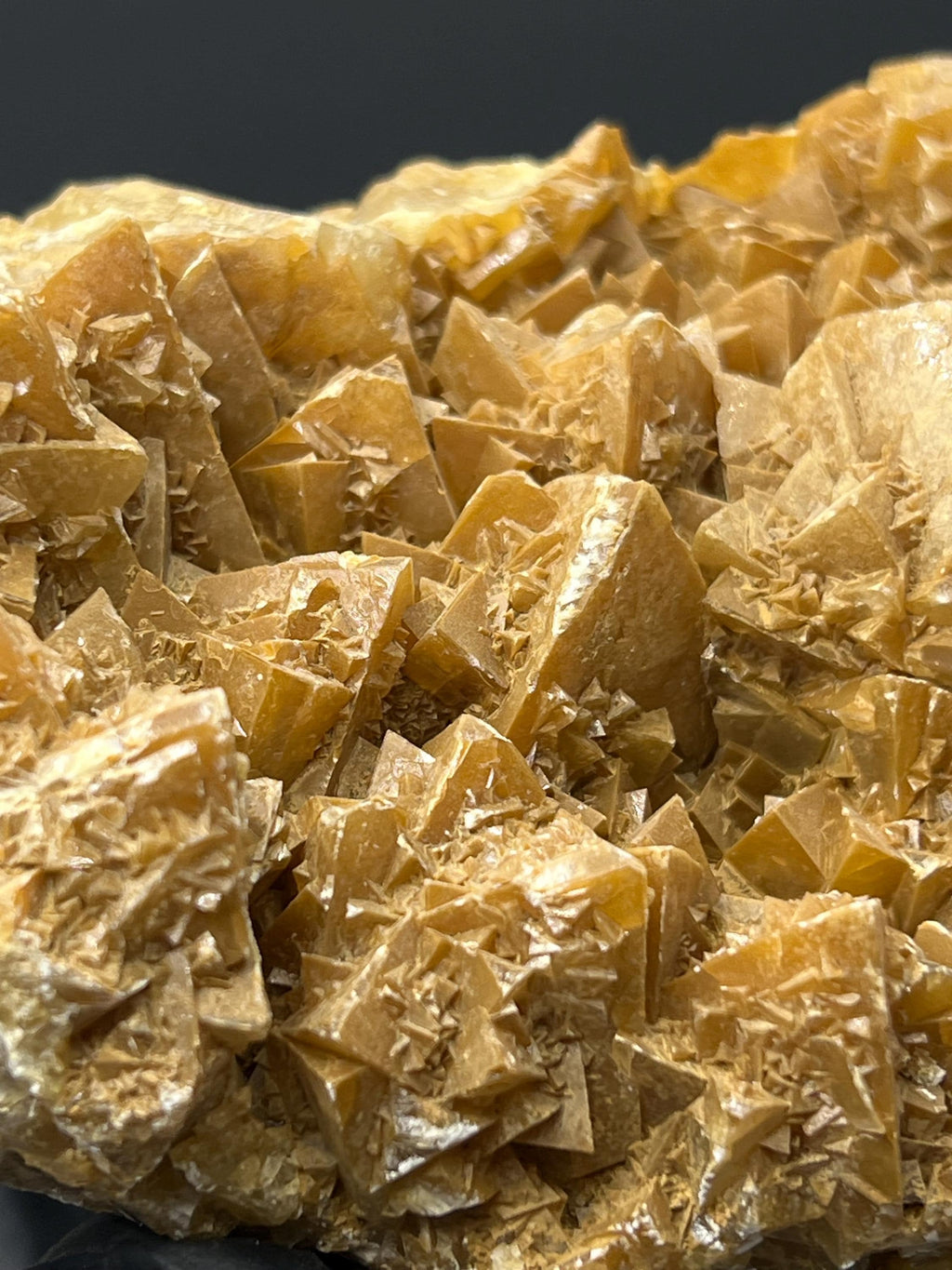 Orange Crystal Calcite from Kayseri, Turkey - Crystal Gemstone AE 