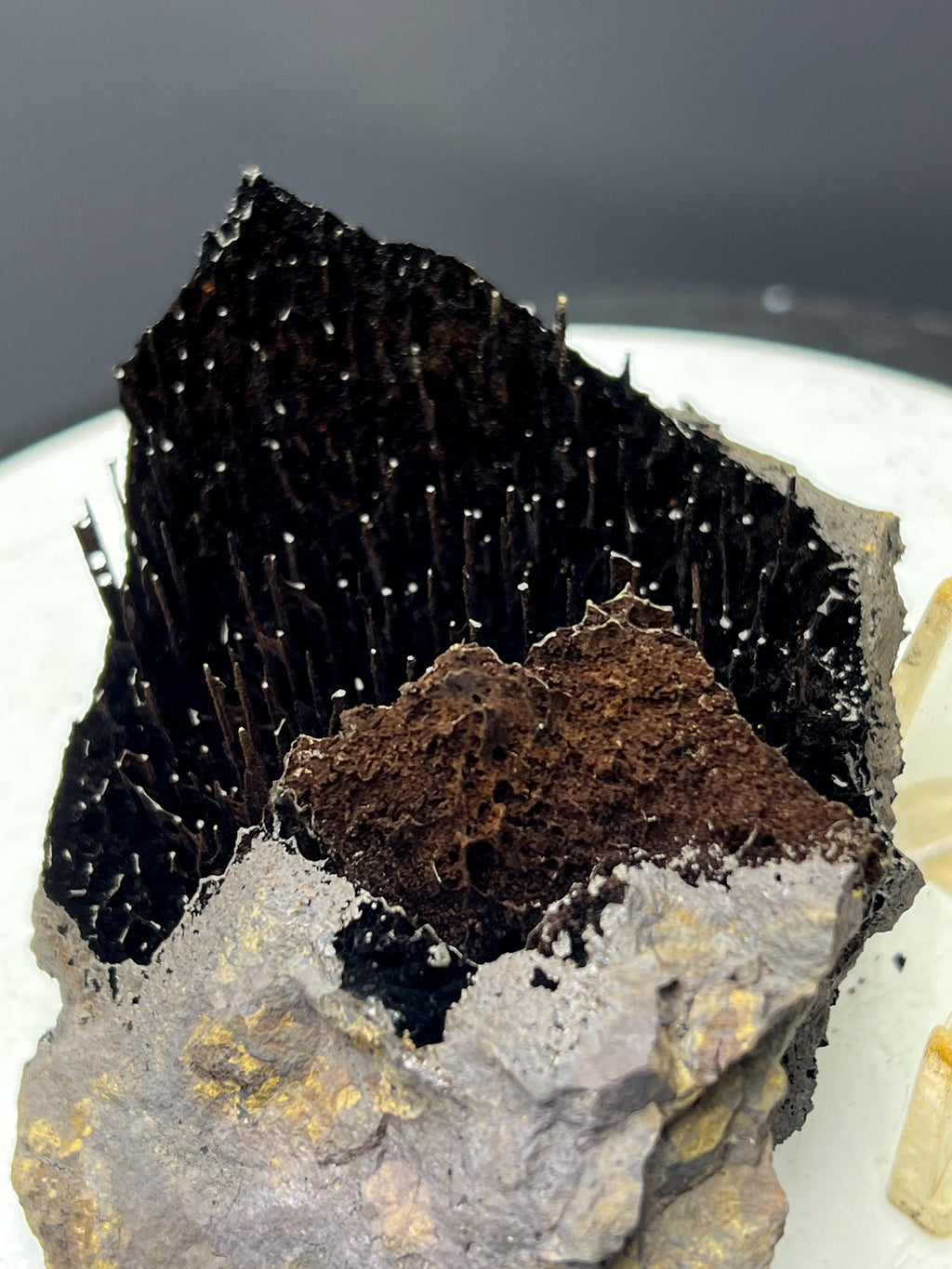 Very Special Formation Limonite With Stalactite Goethite Specimen, For Special Collection - Crystal Gemstone AE 