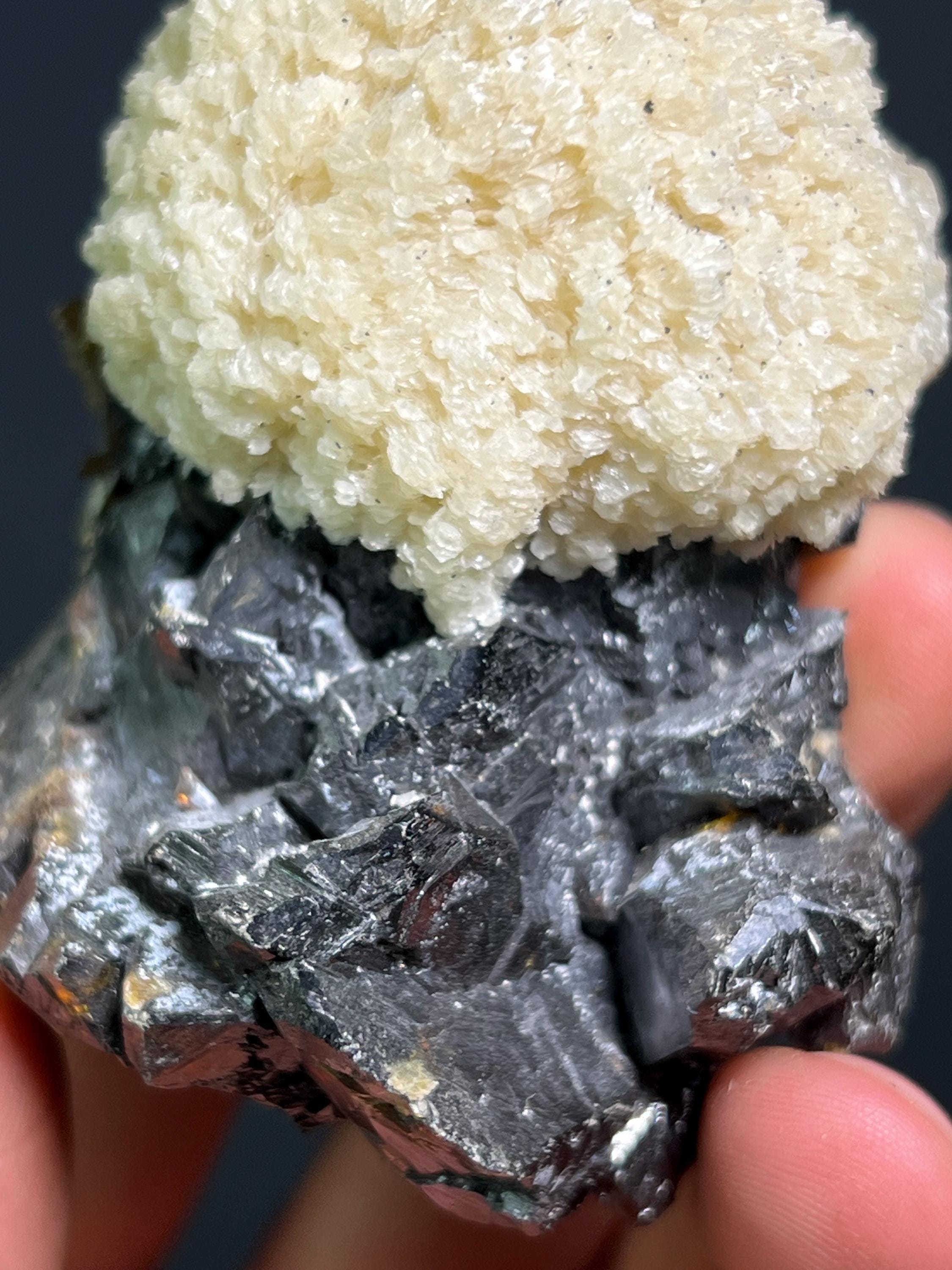 Top Quality Barite With Sphalerite Specimen, 250gram - Crystal Gemstone AE 