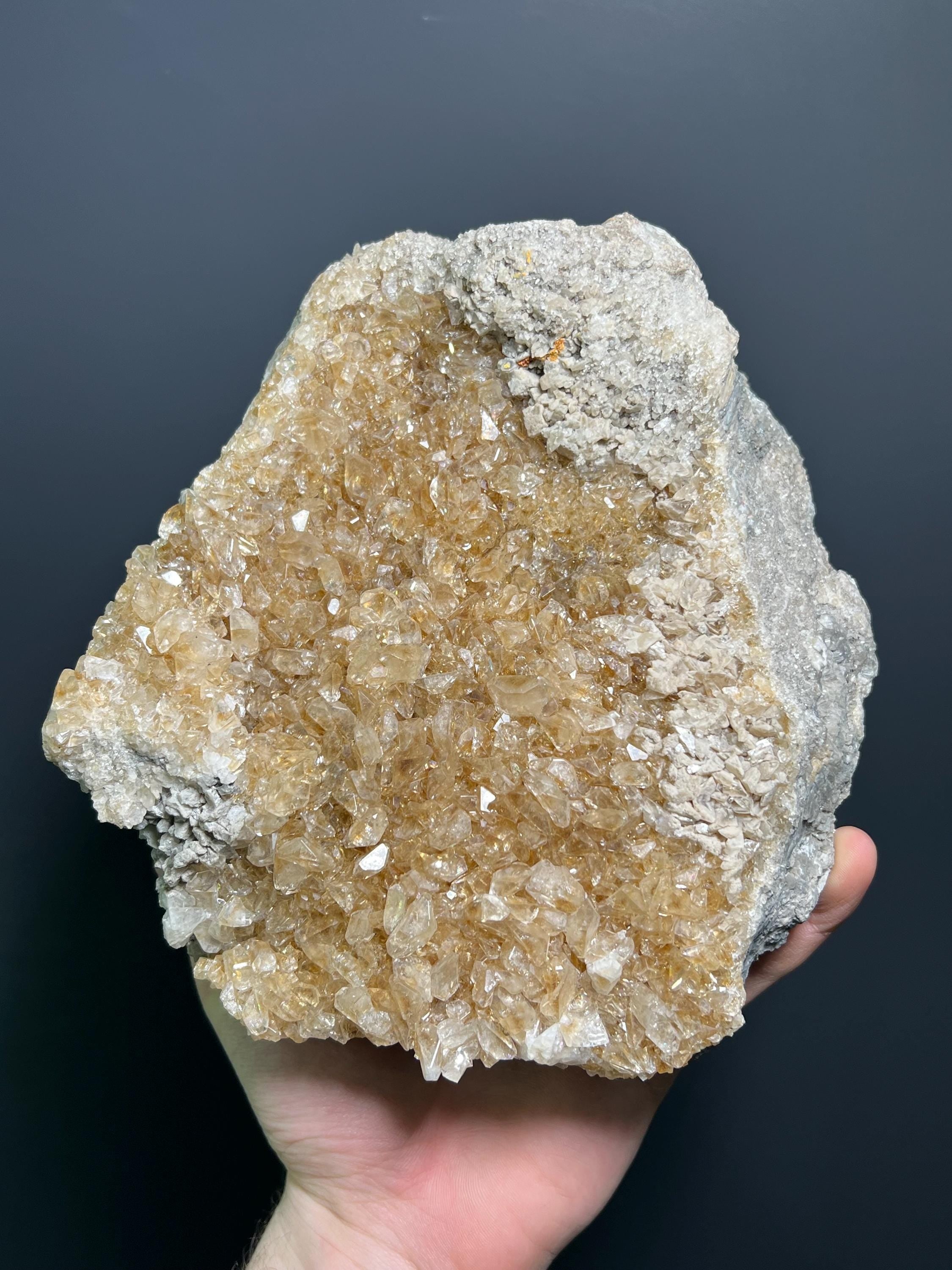 Museum Grade! Brown Colemanite Specimen, 3,6kg - Crystal Gemstone AE 
