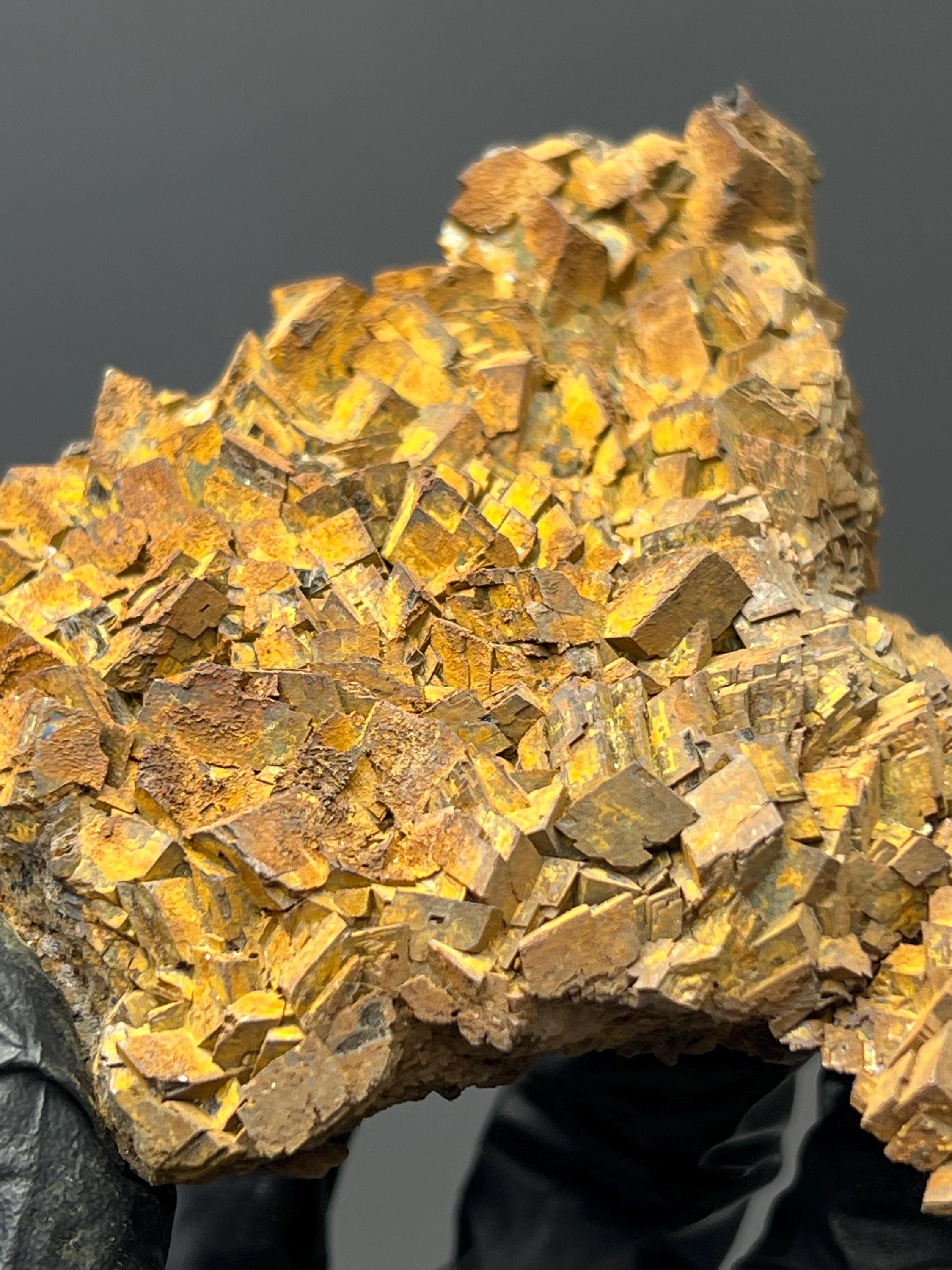 Limonite With Iron Siderite - Crystal Gemstone AE 