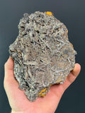 Crystal Calcite With Special Formation Stalactite Goethite - Crystal Gemstone AE 