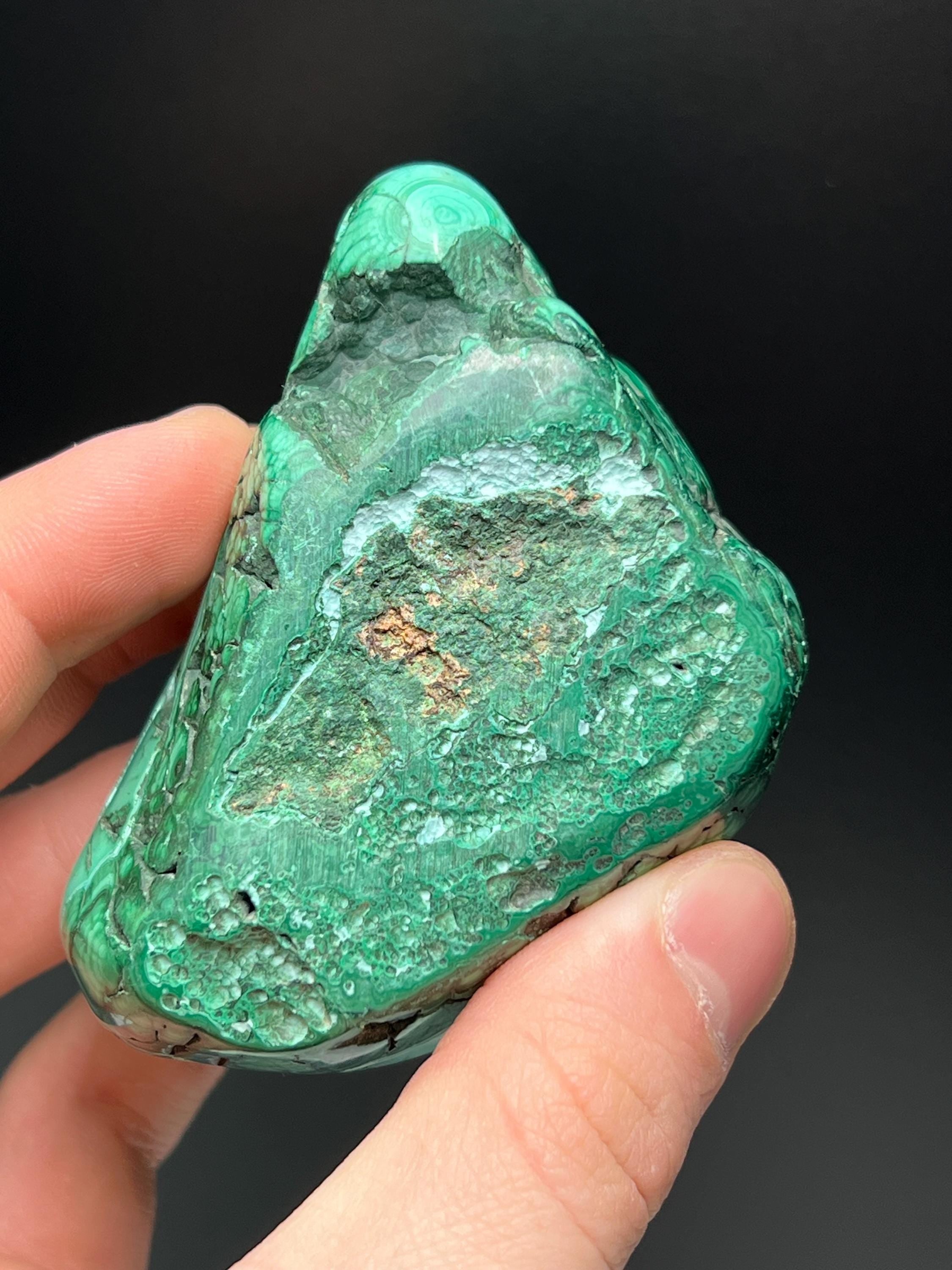 Polished Malachite Specimen - Crystal Gemstone AE 