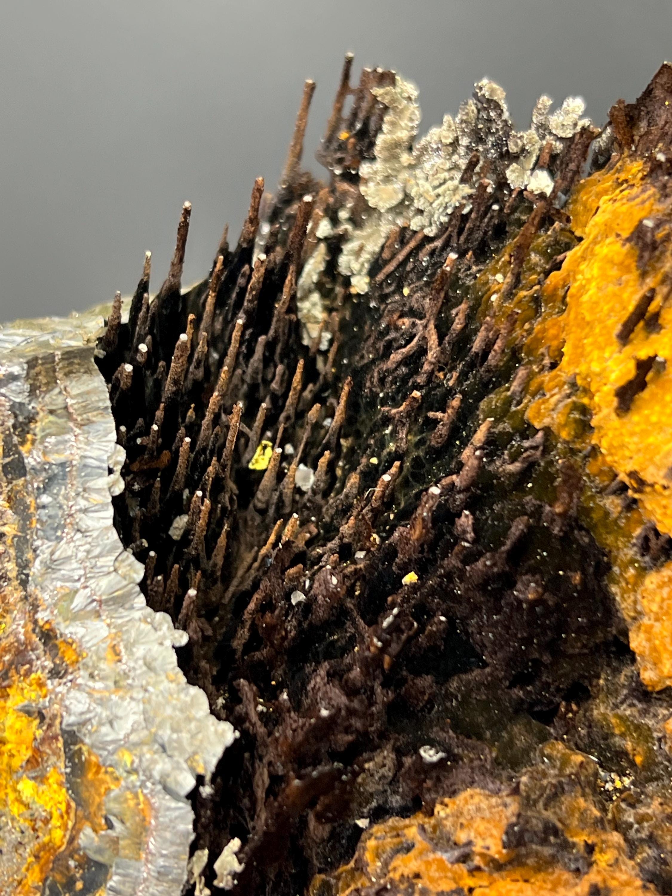 Museum Grade, Limonite And Specularite With Stalactite Goethite Specimen, For Special Collection - Crystal Gemstone AE 