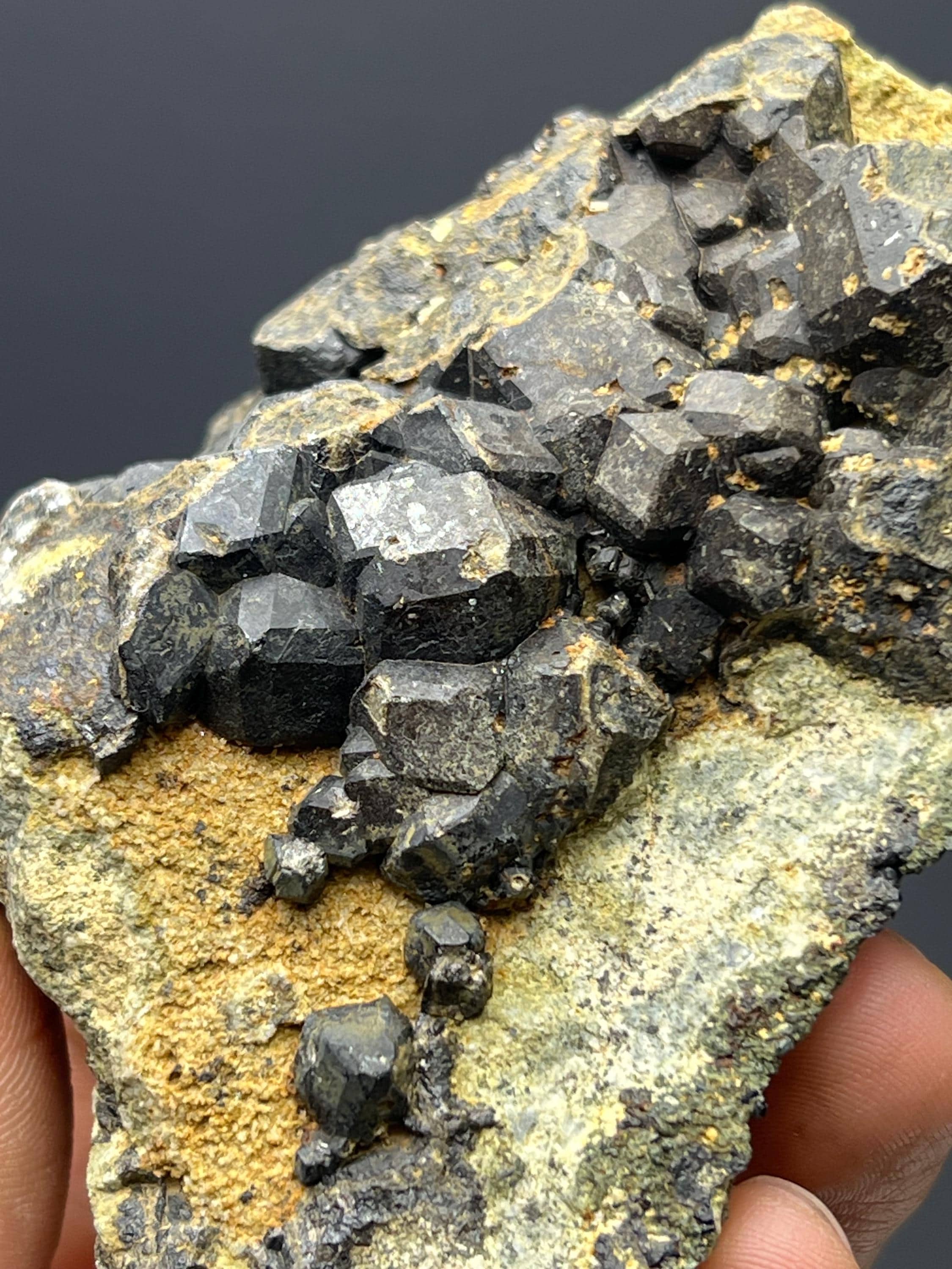 Garnet On Matrix - Crystal Gemstone AE 