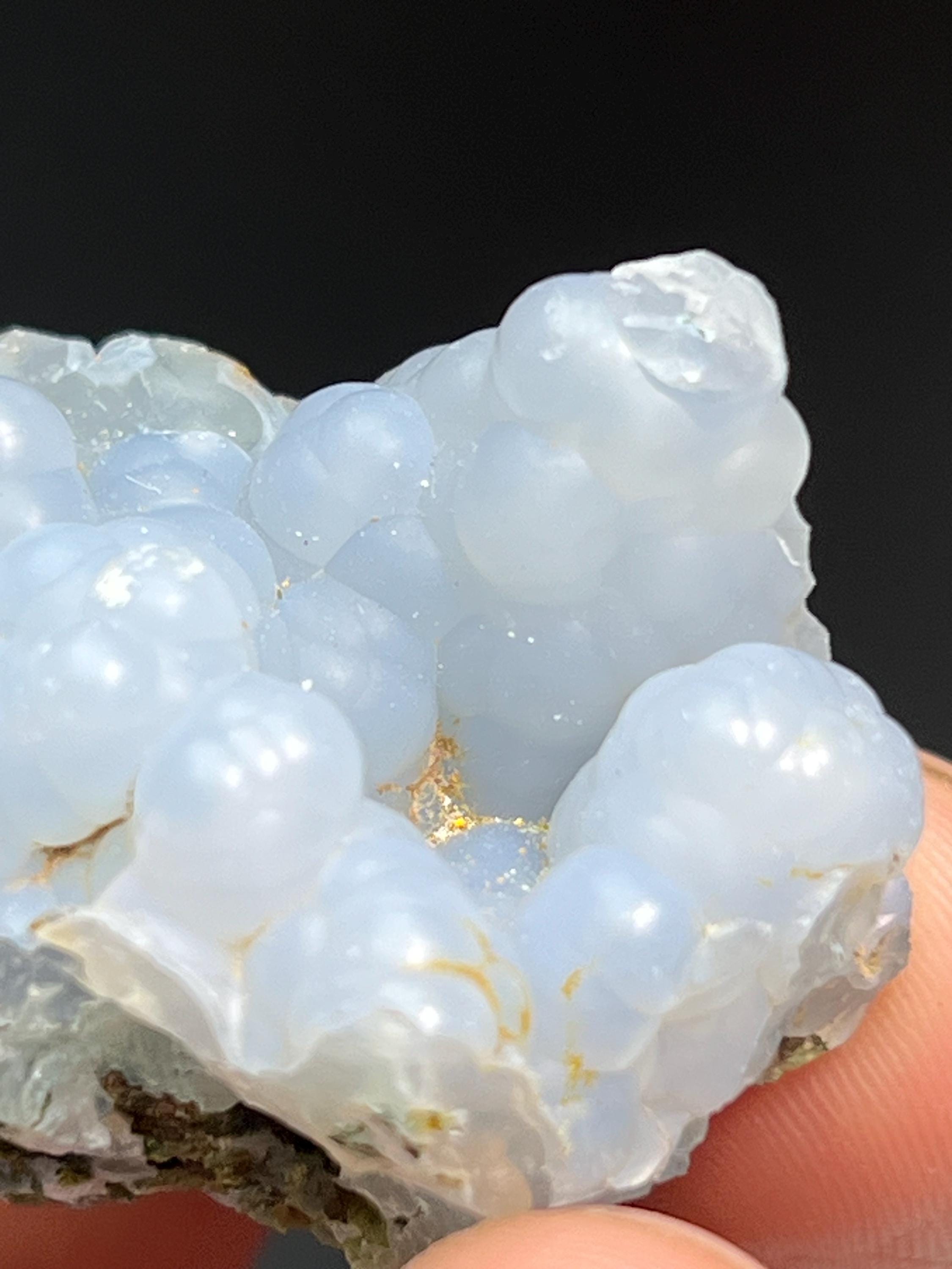 Blue Chalcedony Specimen - Crystal Gemstone AE 
