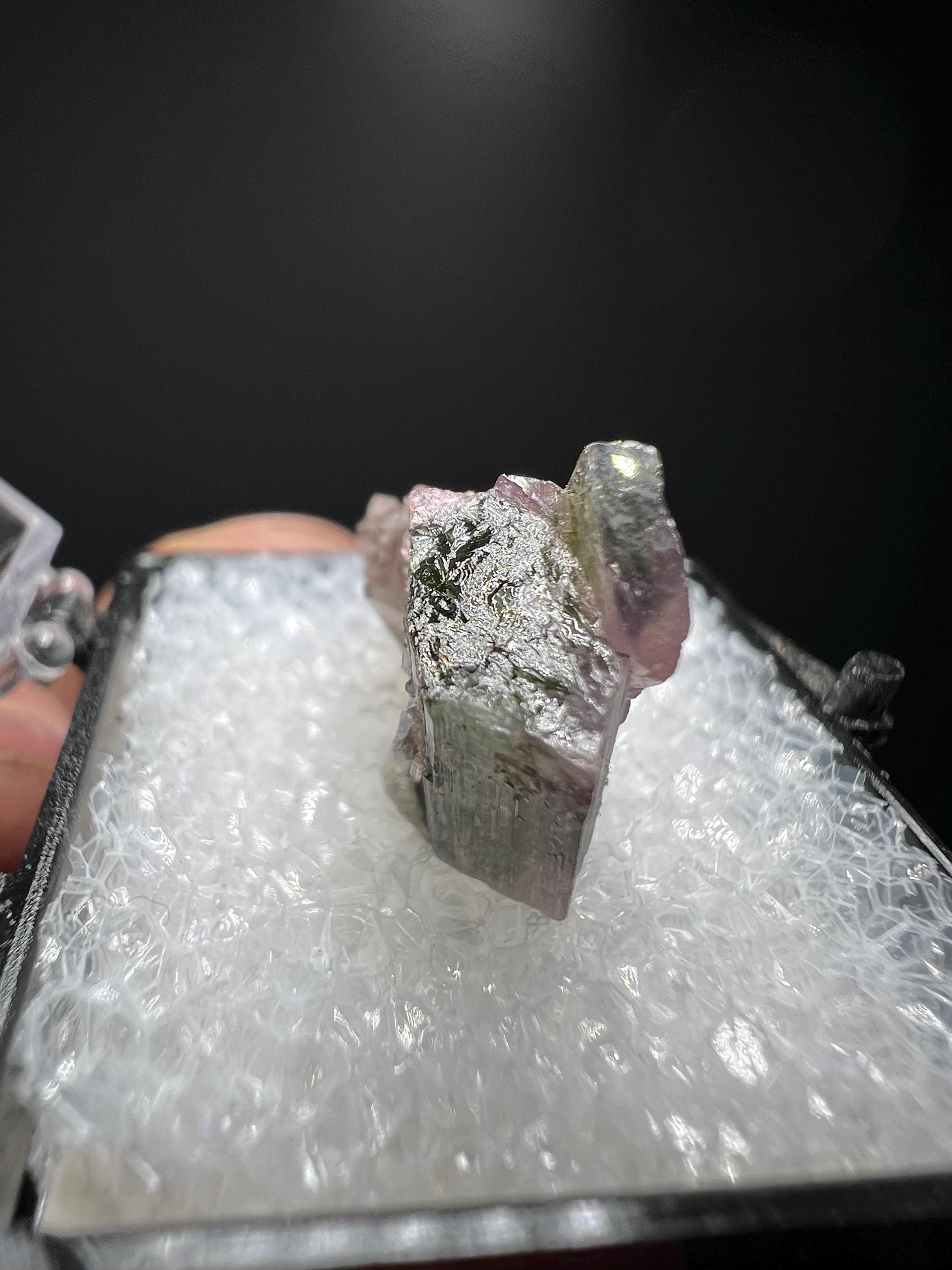 Elbaite Tourmaline Specimen - Crystal Gemstone AE 