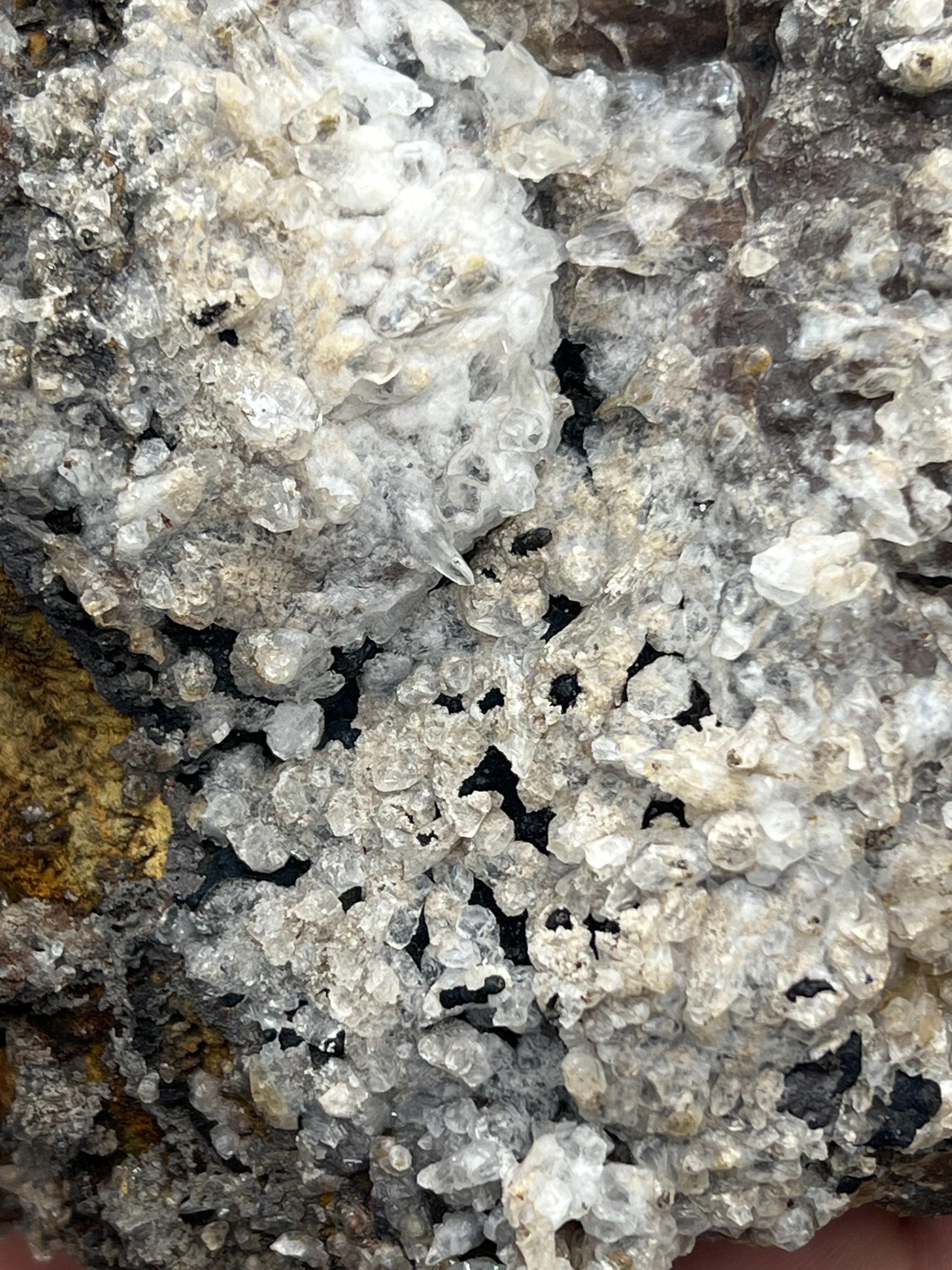 Very Special, Large Size Crystal Calcite On Hematite, For Special Collections - Crystal Gemstone AE 