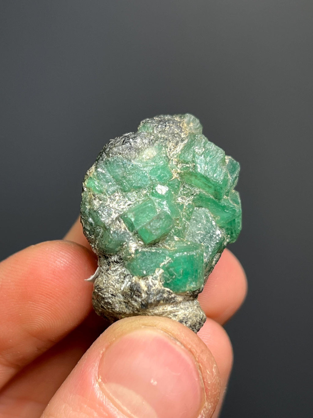 Beryl Var. Emerald - Brazil - Crystal Gemstone AE 
