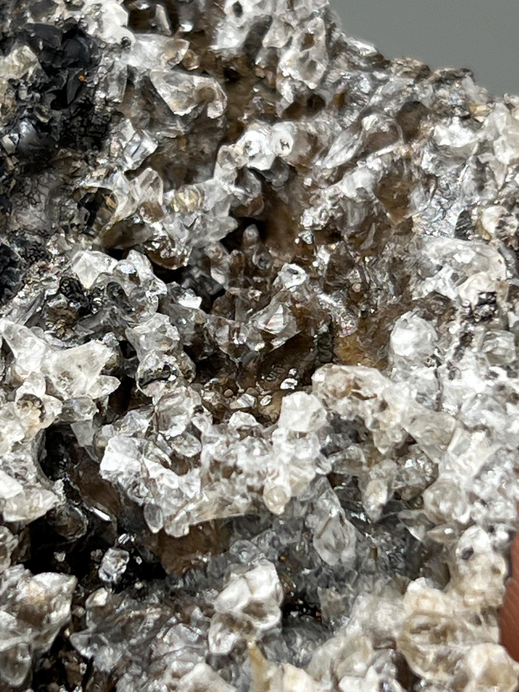 Very Special, Crystal Calcite On Hematite Mineral, From Turkey - Crystal Gemstone AE 