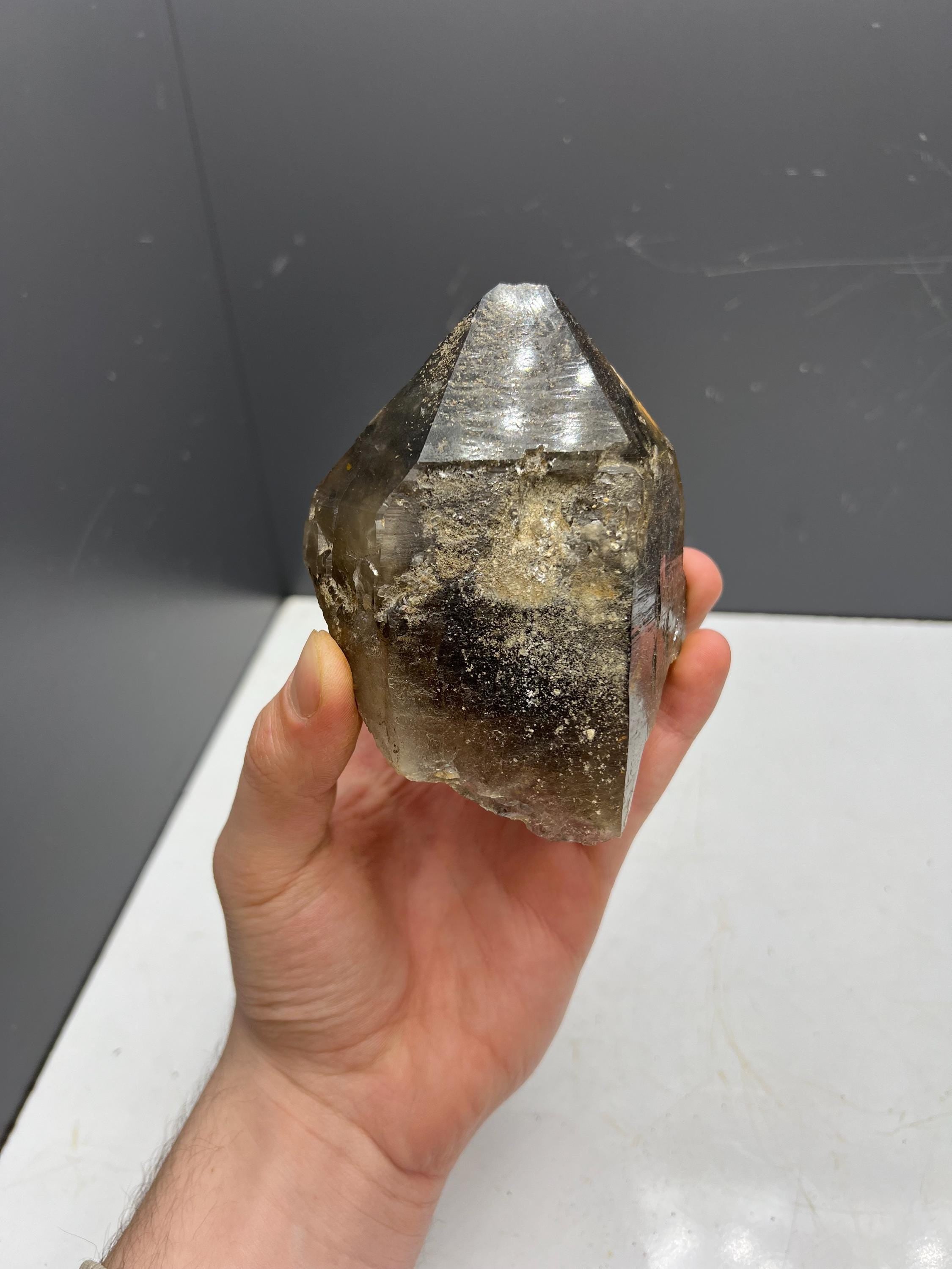 Dark Smoky Quartz - Crystal Gemstone AE 