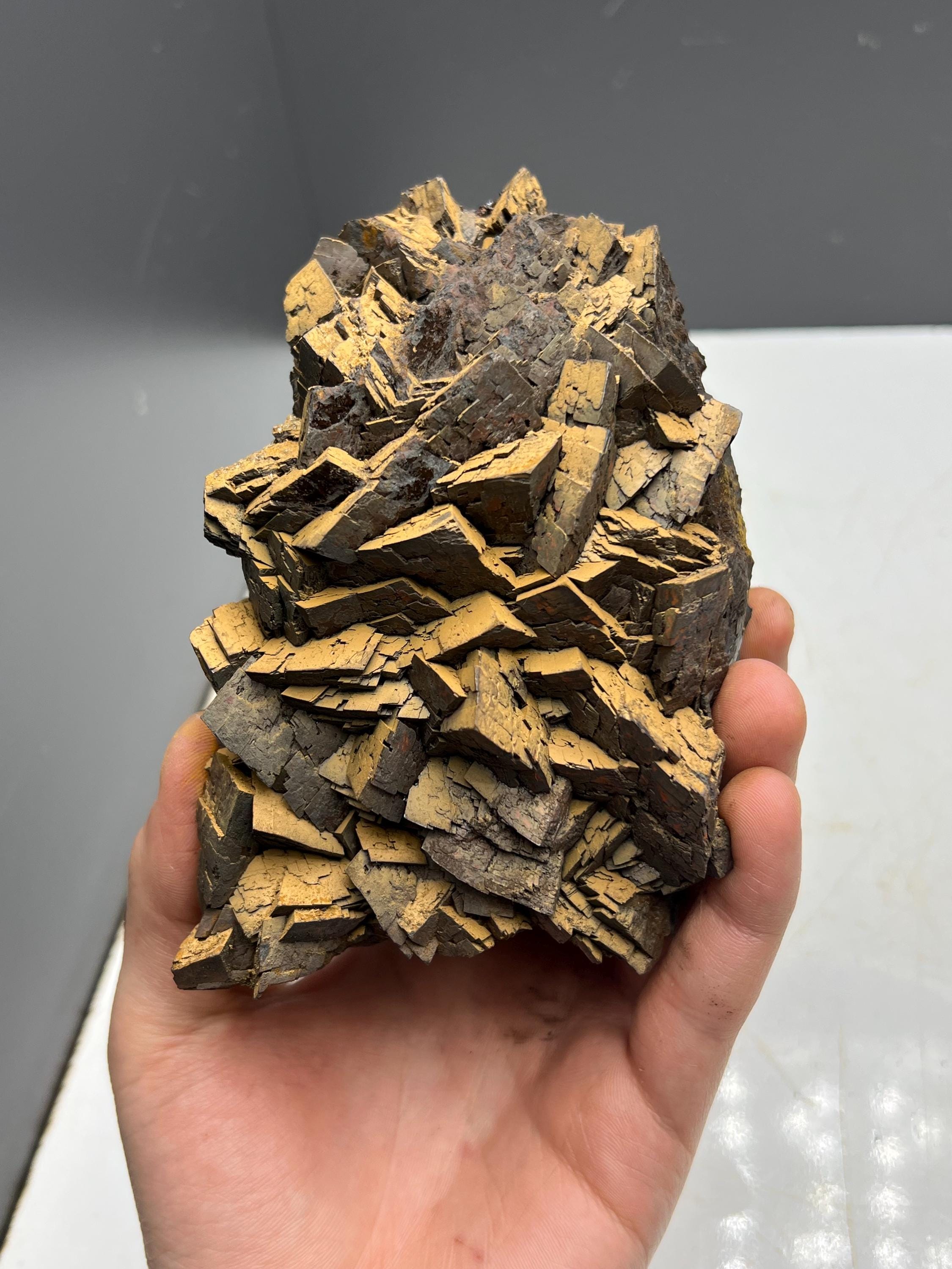 Museum quality, Large Size Limonite On Iron Siderite, From Turkey, Special Collection Piece - Crystal Gemstone AE 