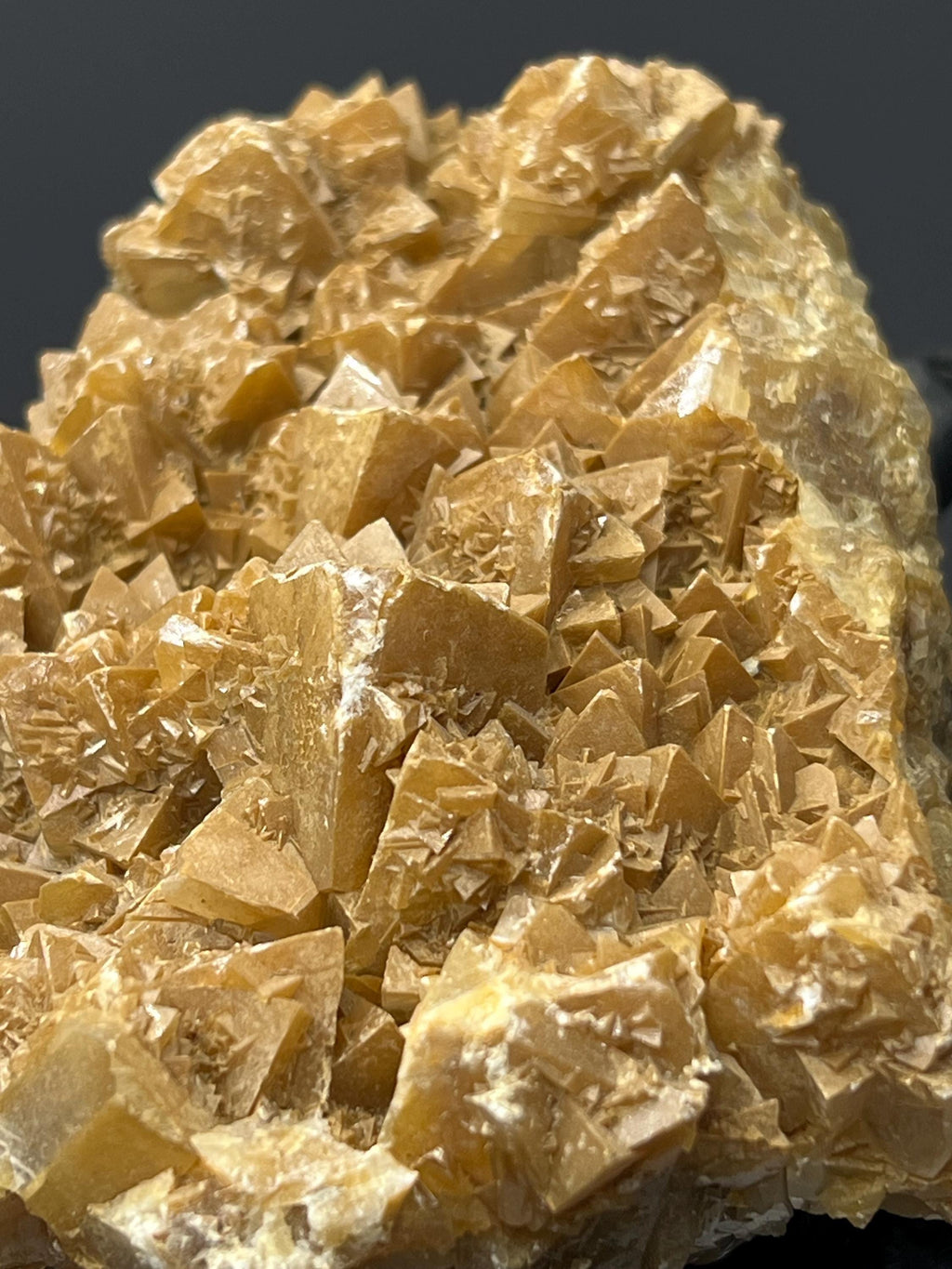 Orange Crystal Calcite from Kayseri, Turkey - Crystal Gemstone AE 