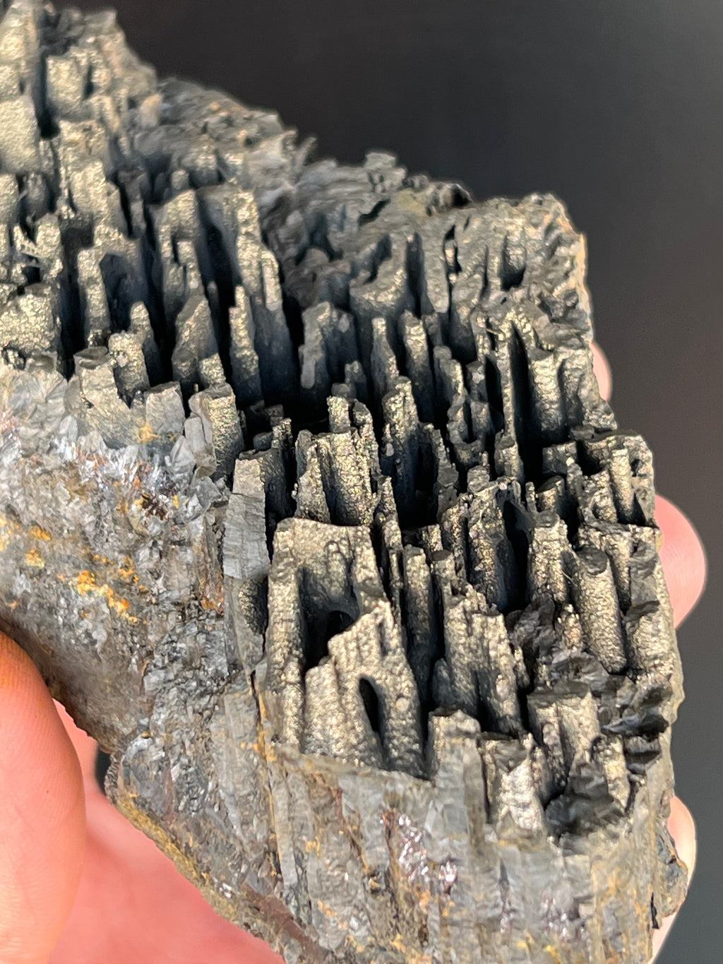 “Museum Grade” Golden Color Stalactite Goethite