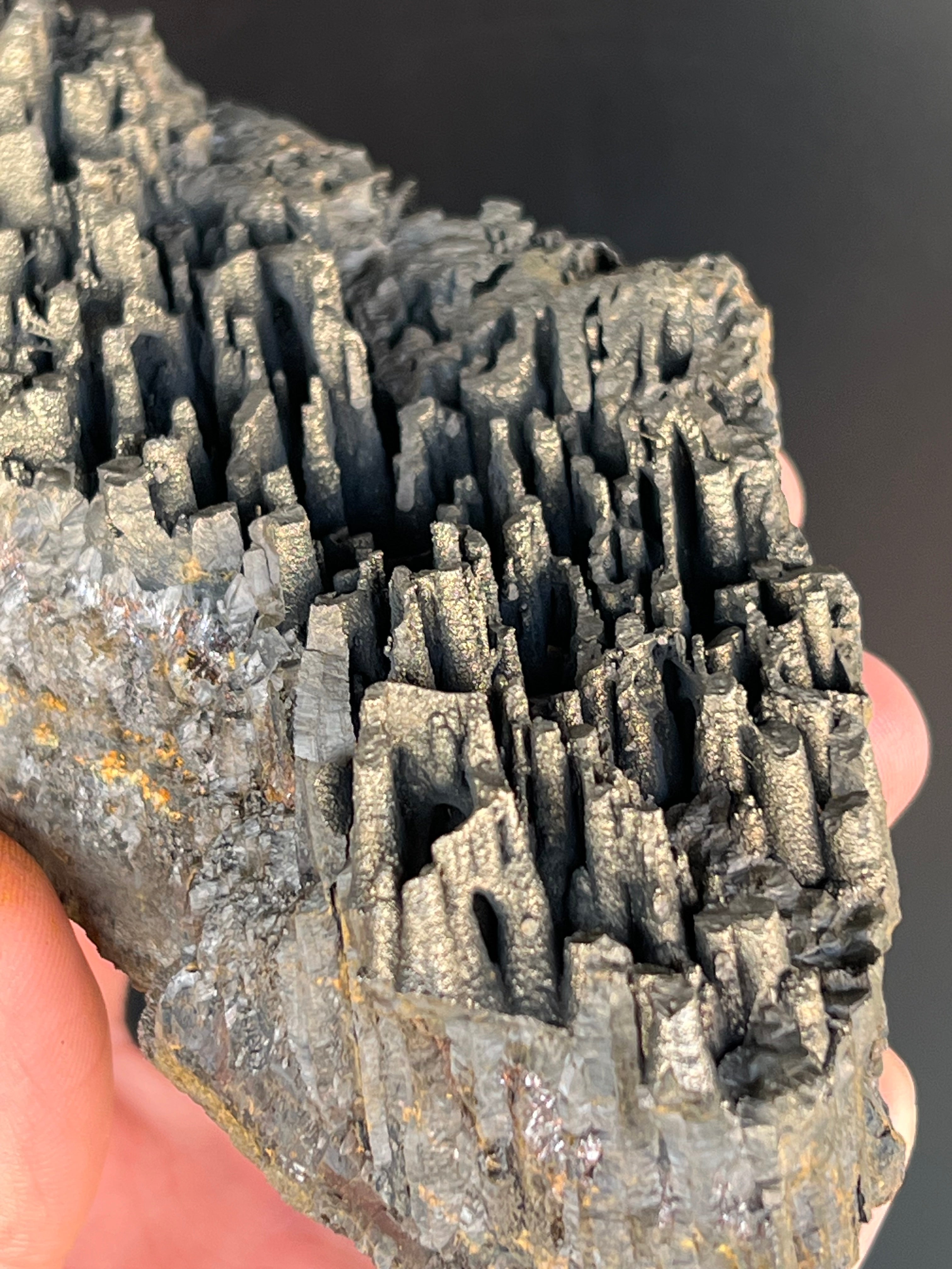 “Museum Grade” Golden Color Stalactite Goethite