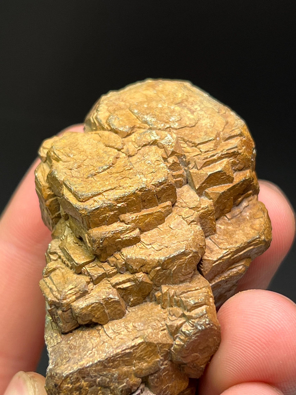 Limonite Pseudomorph After Pyrite - Crystal Gemstone AE 