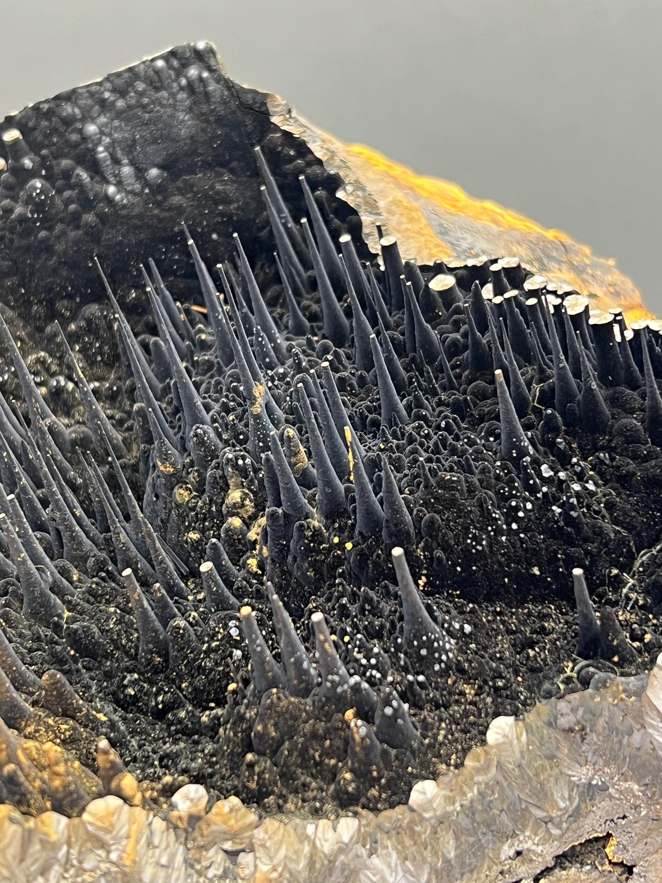 Museum Quality!! Very Showy Stalactite Goethite Mineral, Special Collections Piece - Crystal Gemstone AE 