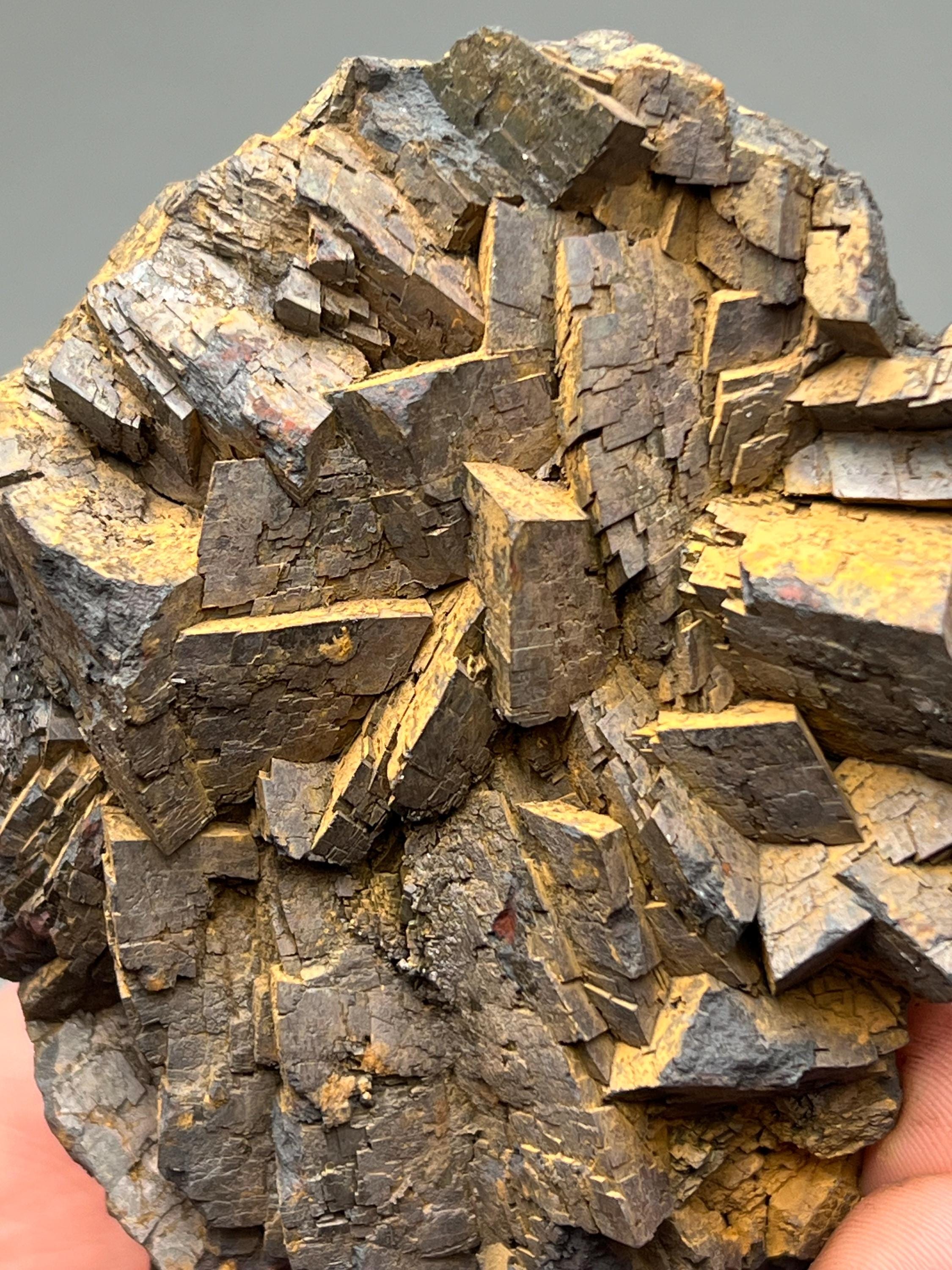 Very Special, Limonite On Iron Siderite, From Turkey - Crystal Gemstone AE 