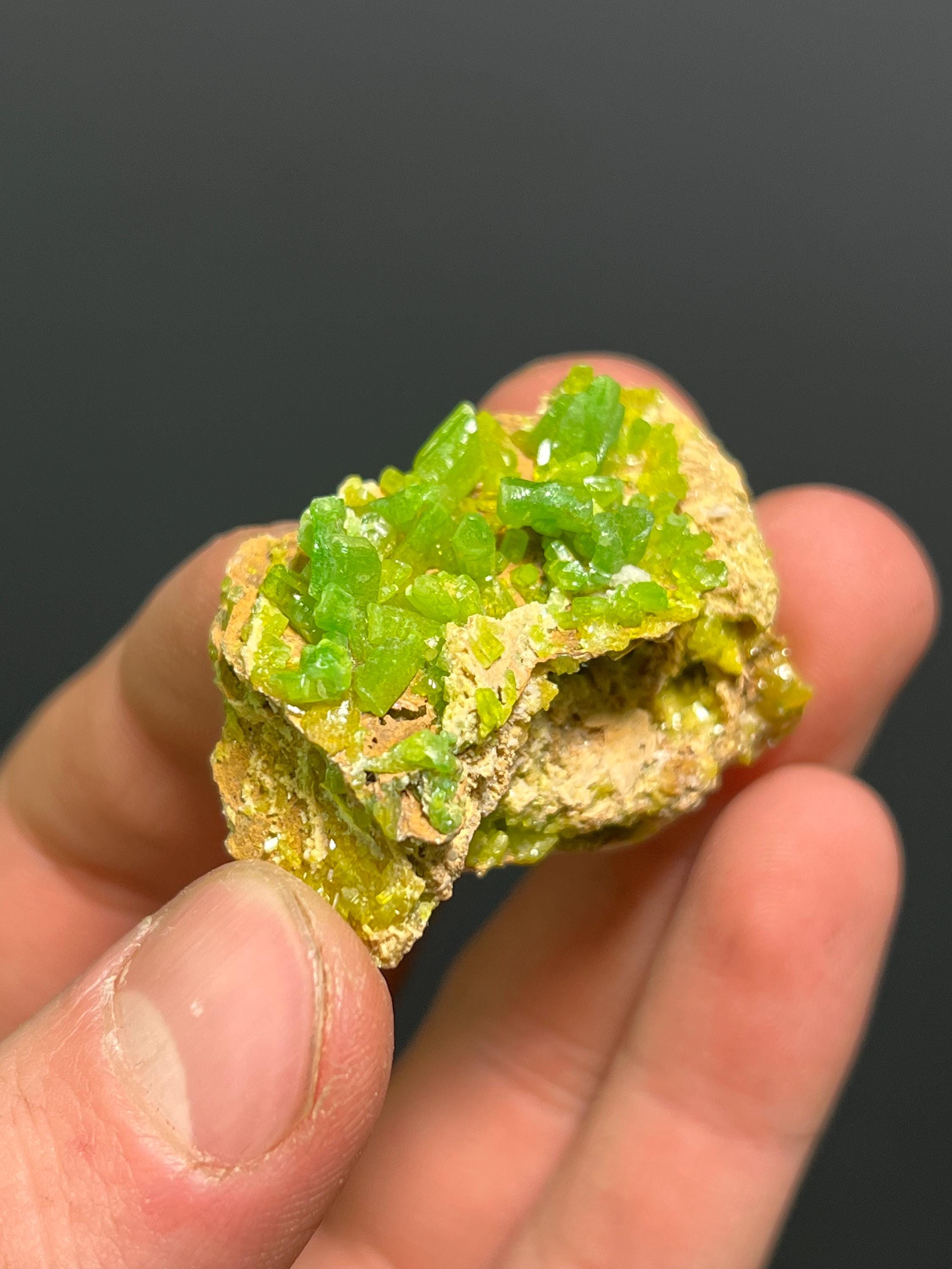 Very Special Pyromorphite Specimen, 38gram - Crystal Gemstone AE 