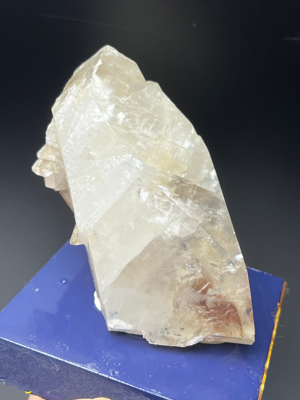 Big Tooth Clear Crystal Calcite Specimen