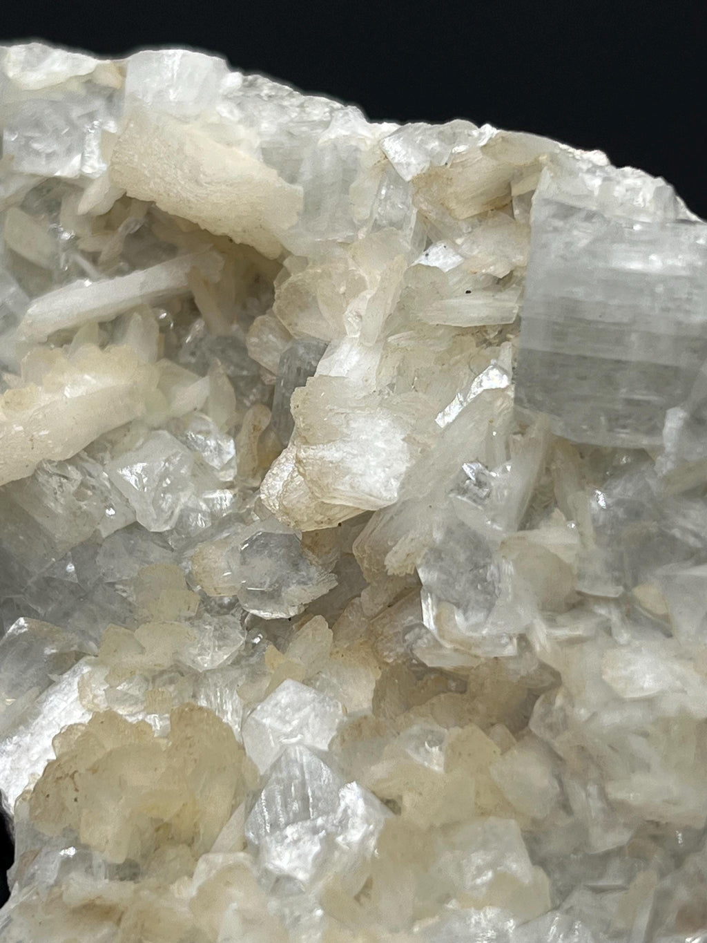 Fluorapophyllite And Apophyllite With Stilbite - Crystal Gemstone AE 