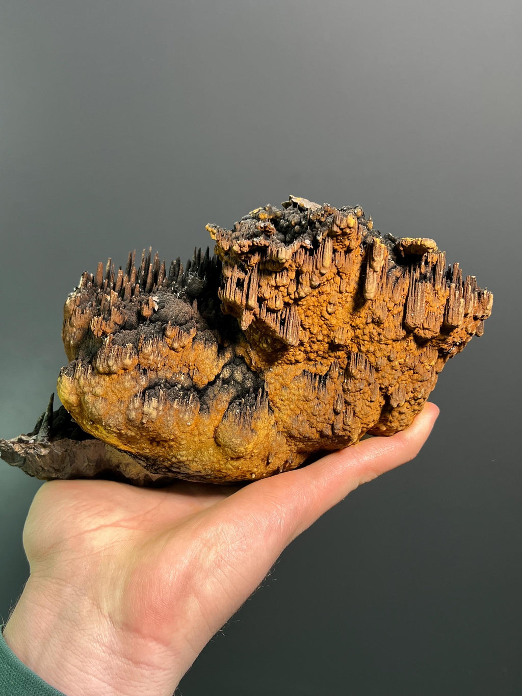 Museum Grade Limonite With Stalactite Goethite - Crystal Gemstone AE 