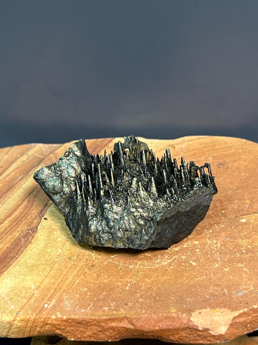 Showy Golden Color Stalactite Goethite - Crystal Gemstone AE 