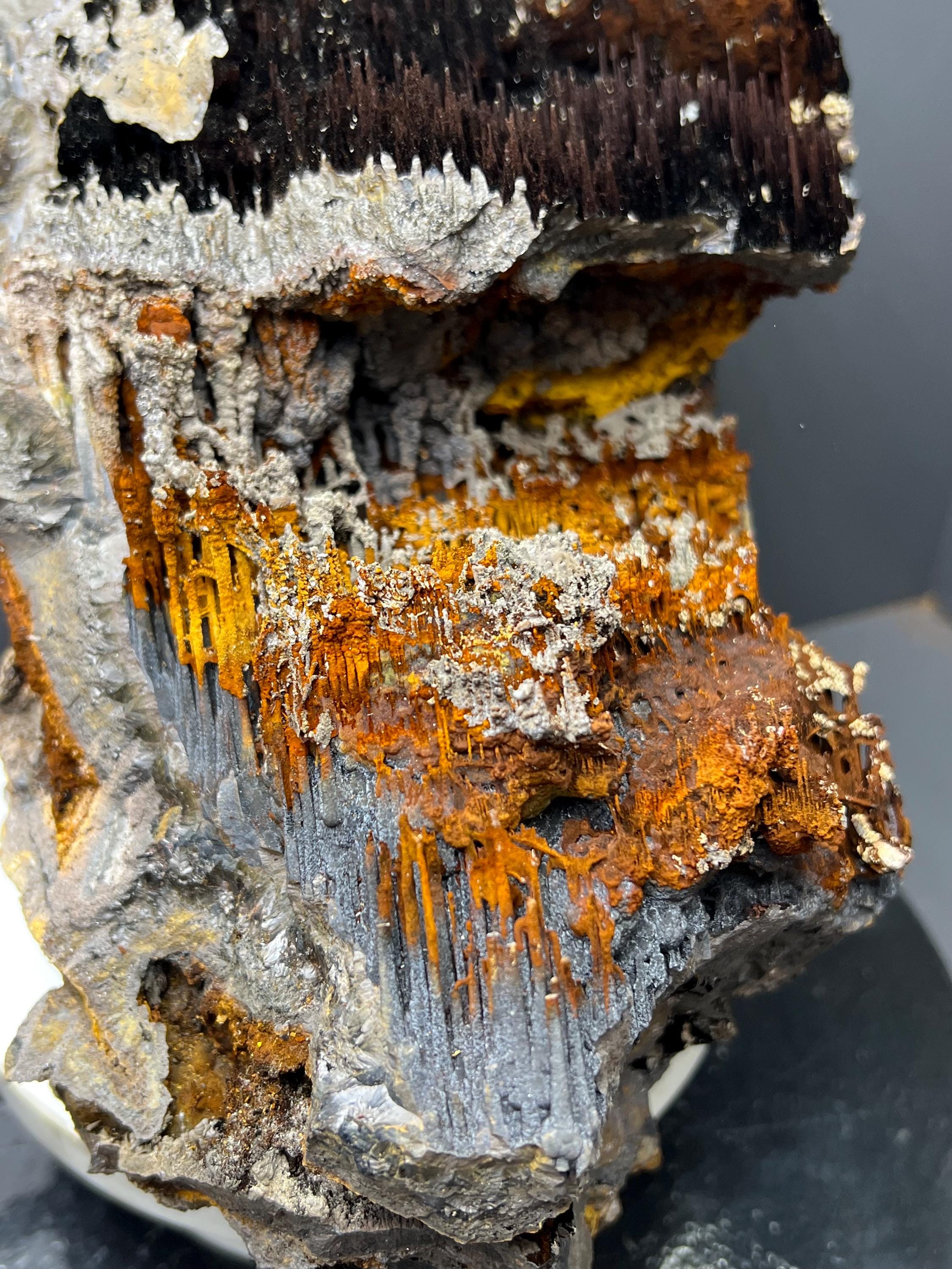 Museum Grade Limonite Specularite Goethite Specimen, Kayseri Turkey - Crystal Gemstone AE 