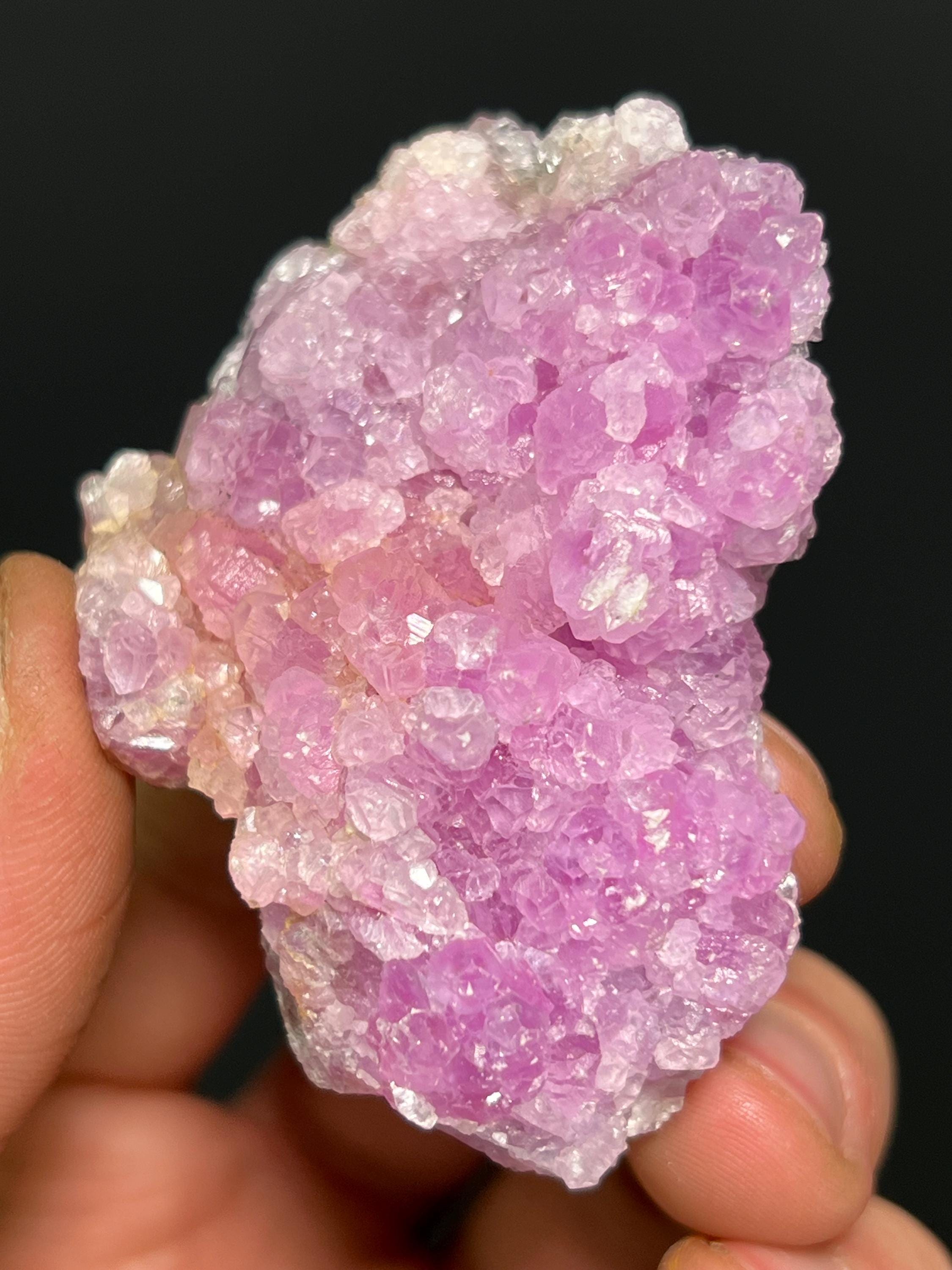 Cobaltian Calcite - Morocco - Crystal Gemstone AE 