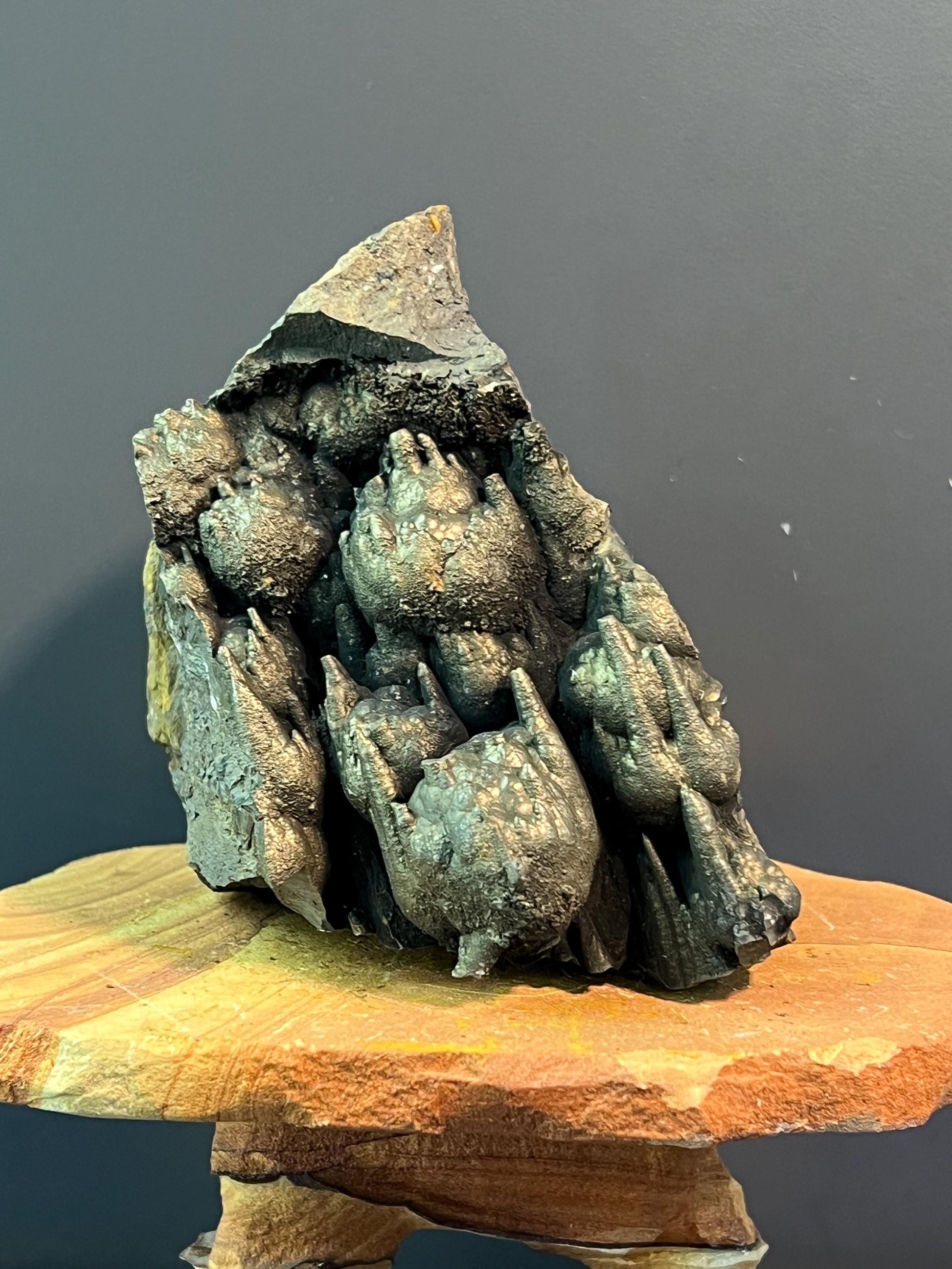 "Museum Grade" Golden Color Stalactite Goethite - Crystal Gemstone AE 