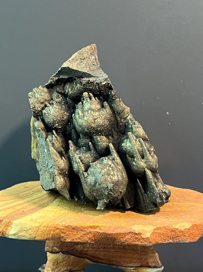 "Museum Grade" Golden Color Stalactite Goethite - Crystal Gemstone AE 