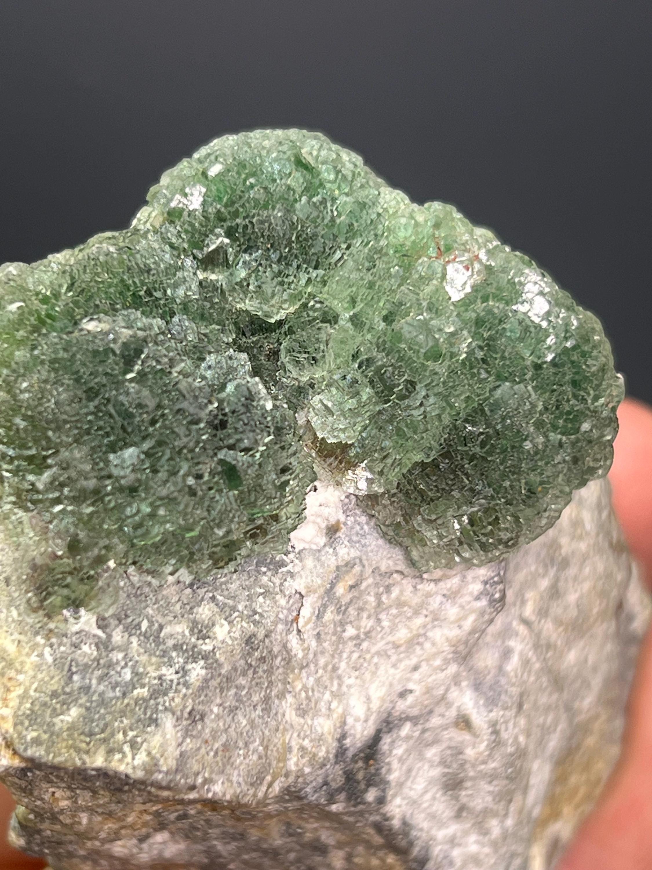 Prehnite Specimen, India - Crystal Gemstone AE 