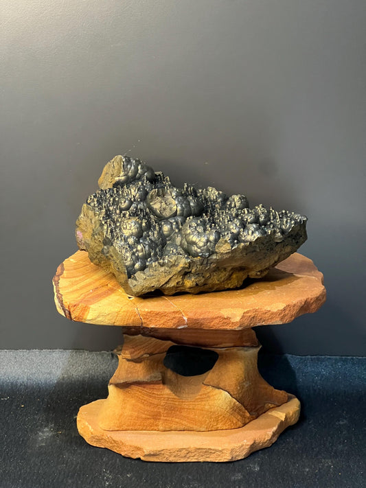 Golden Goethite Specimen, Stalactite Botryoidal Formation, Kayseri Turkey - Crystal Gemstone AE 