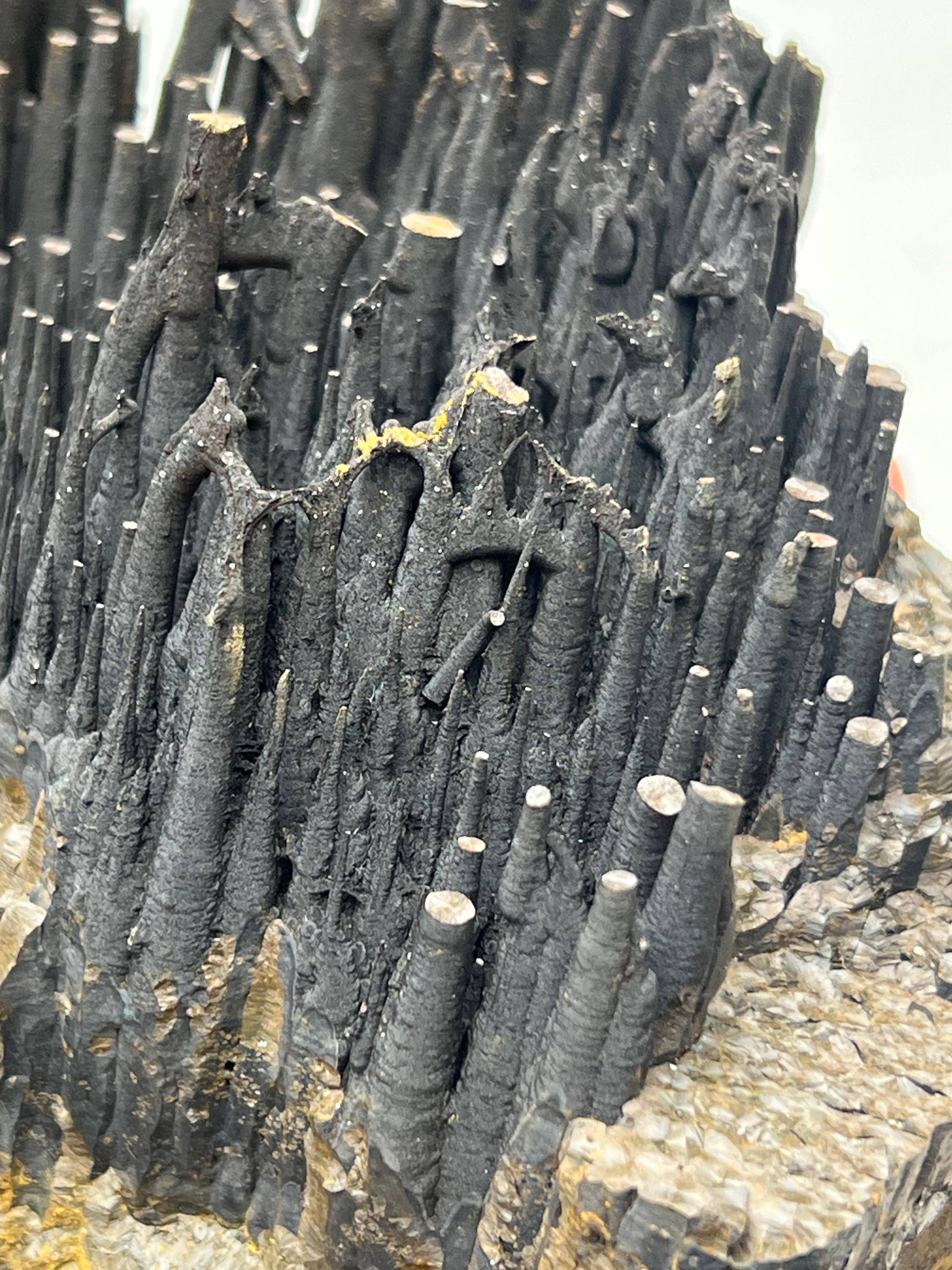 Large Stalactite Goethite Mineral, Stalactite Bridges, Turkey - Crystal Gemstone AE 