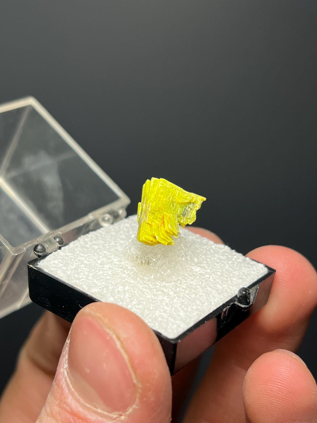 Unique, Uranocircite Specimen - Crystal Gemstone AE 