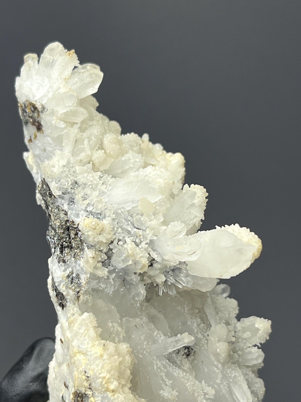 Druzy Crystal Calcite And Crystal Quartz With Sphalerite - Crystal Gemstone AE 
