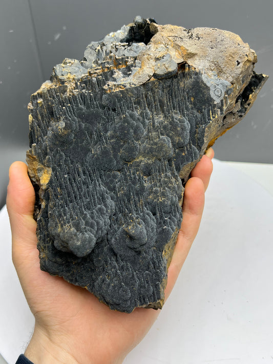 Museum Quality! Extra Large Velvet Function Stalactite Hematite🖤