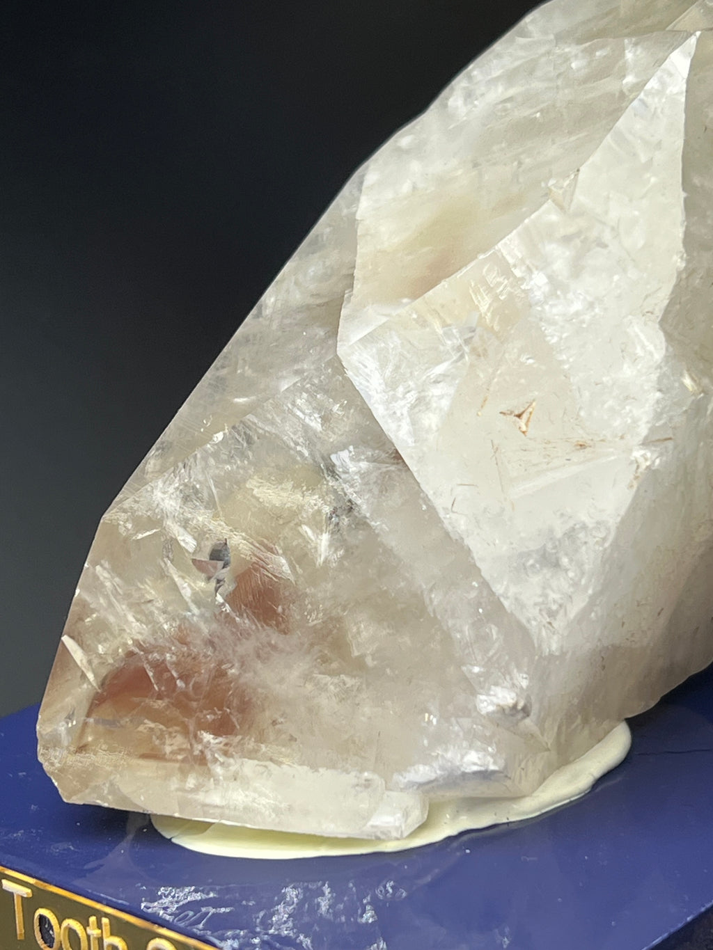 Big Tooth Clear Crystal Calcite Specimen
