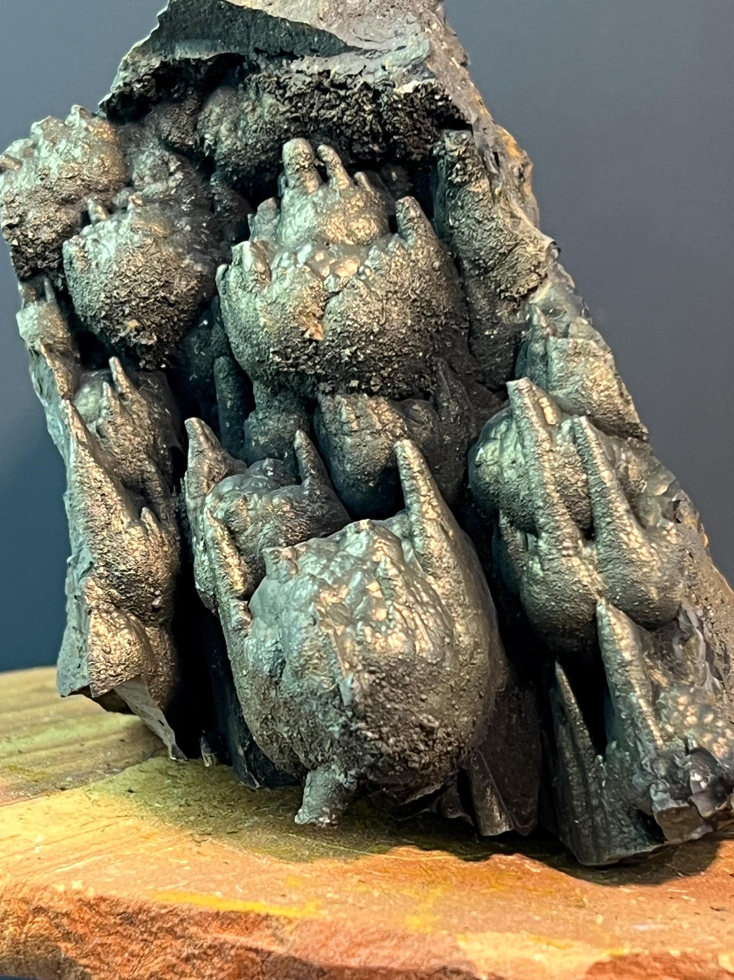 "Museum Grade" Golden Color Stalactite Goethite - Crystal Gemstone AE 