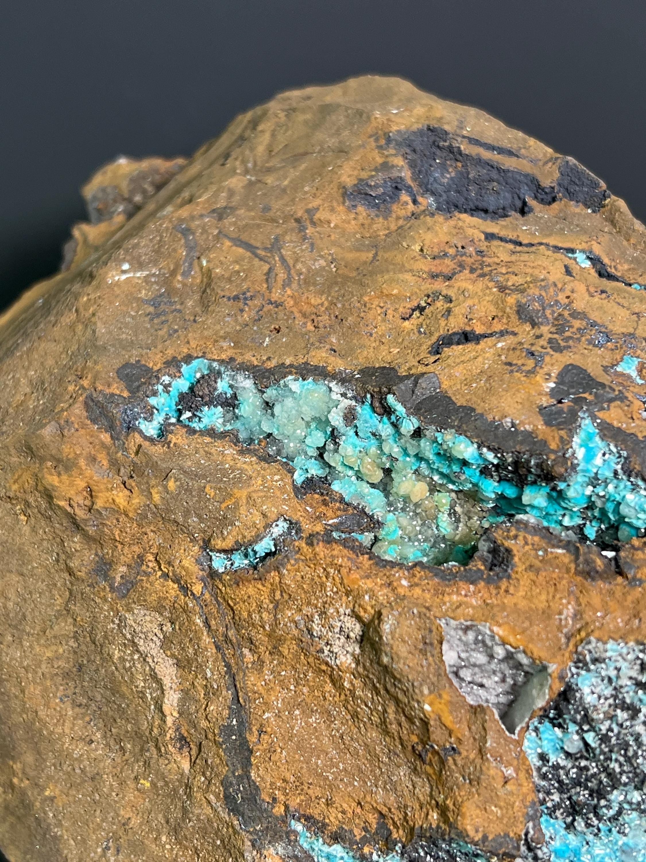 Museum Grade, Large Size Aurichalcite - Crystal Gemstone AE 