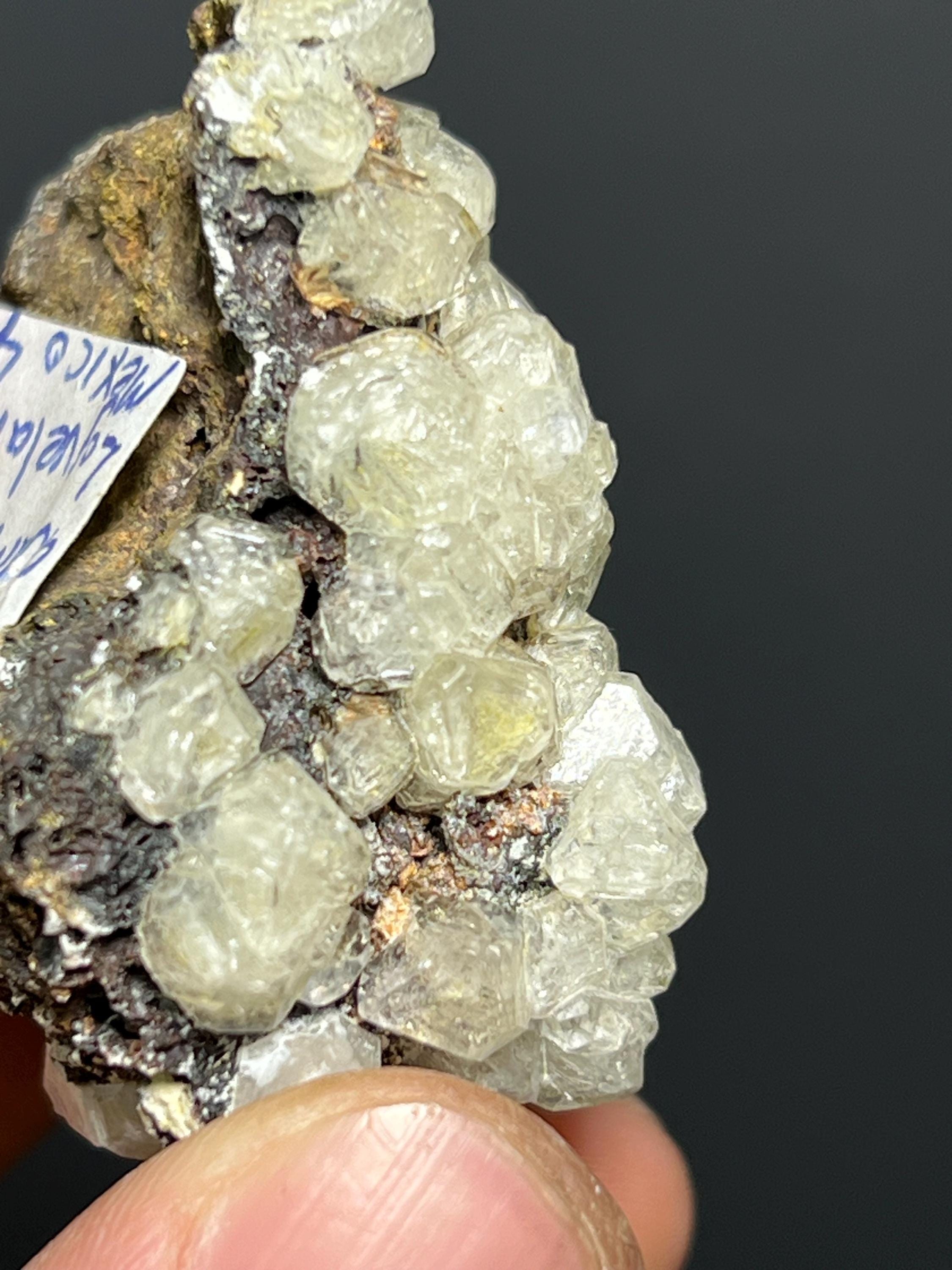 Cuprian Adamite Specimen, 30gram - Crystal Gemstone AE 