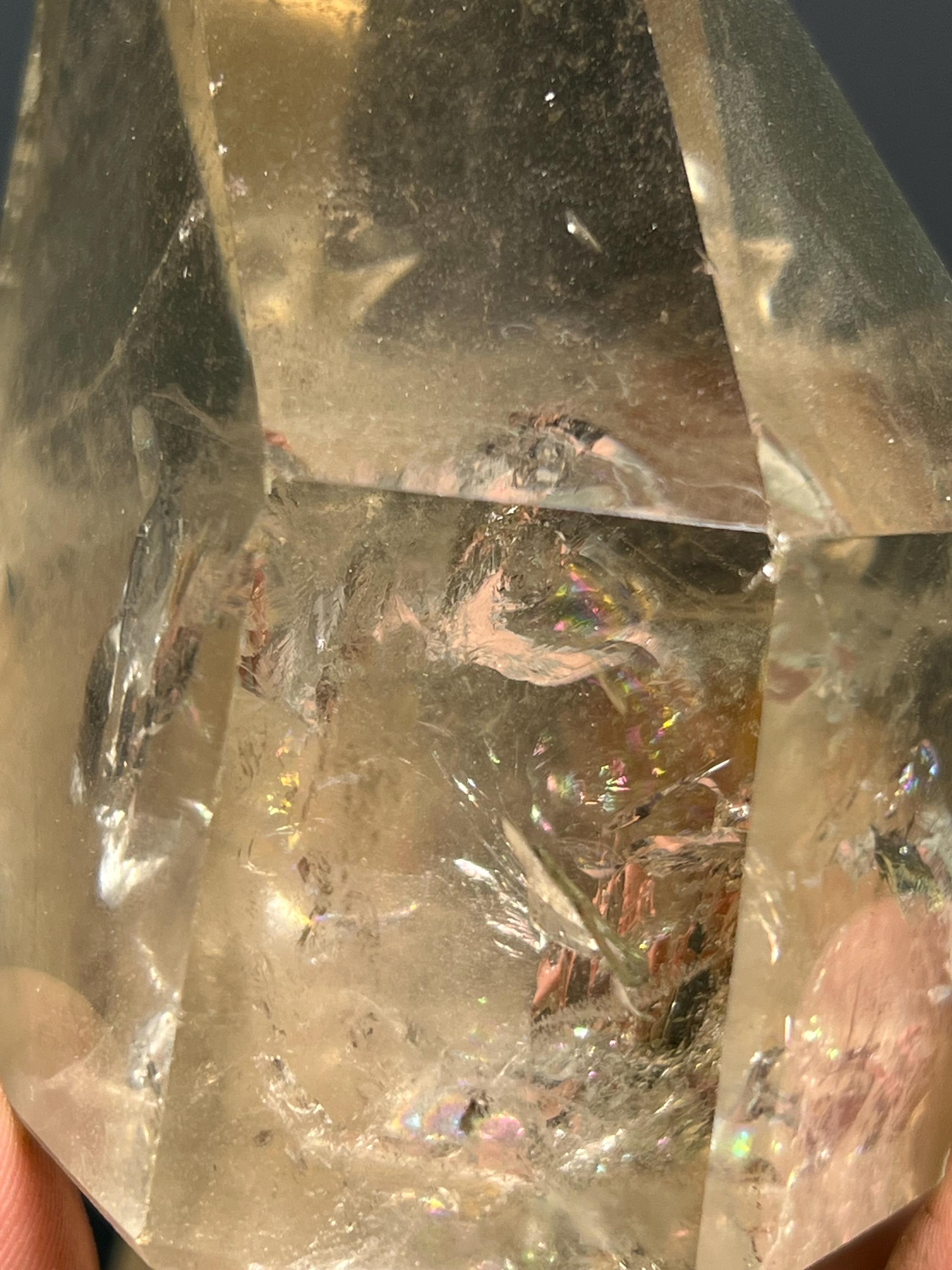 Smoky Quartz Phantom Rainbow, 528gram - Crystal Gemstone AE 