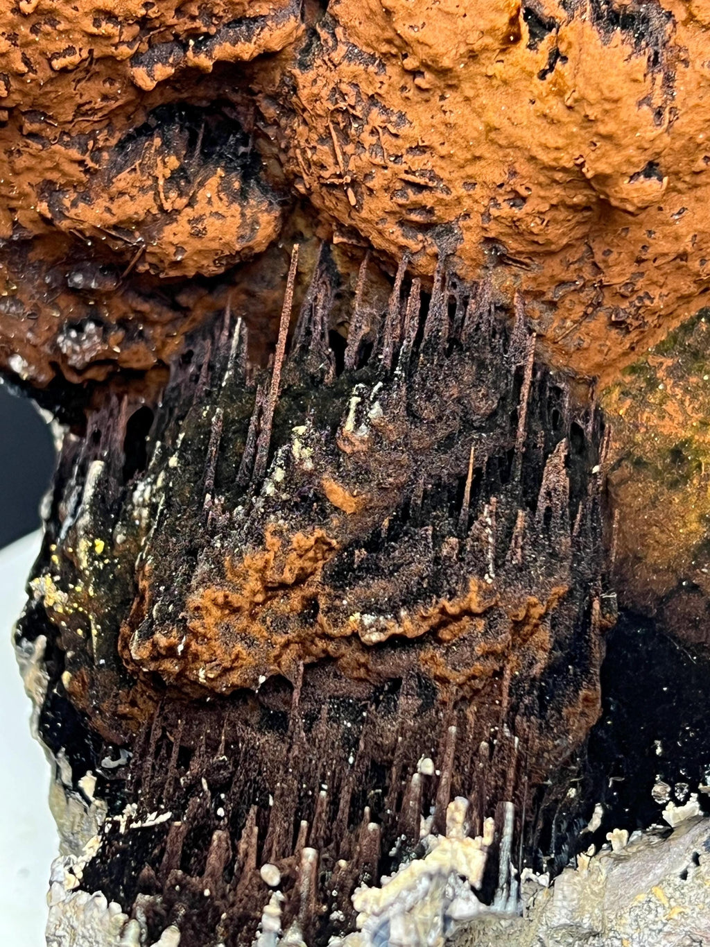 Stalactite Goethite with Limonite, Museum Quality Mineral Specimen - Crystal Gemstone AE 