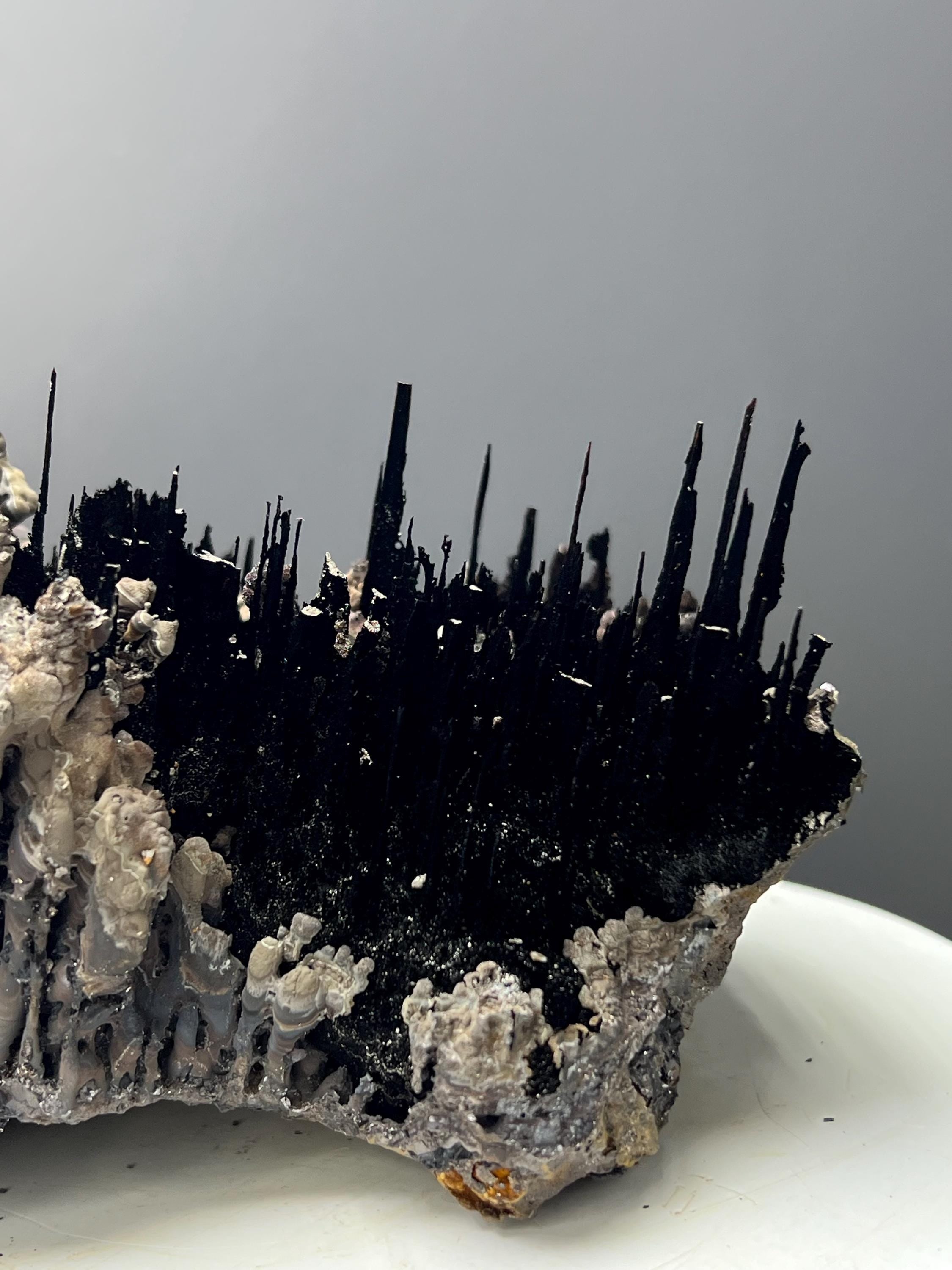 Museum Quality, Very Special, Specularite And Limonite With Stalactite Goethite Specimen - Crystal Gemstone AE 