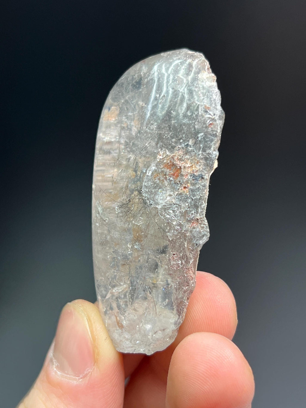 Alluvial Quartz Specimen - Crystal Gemstone AE 