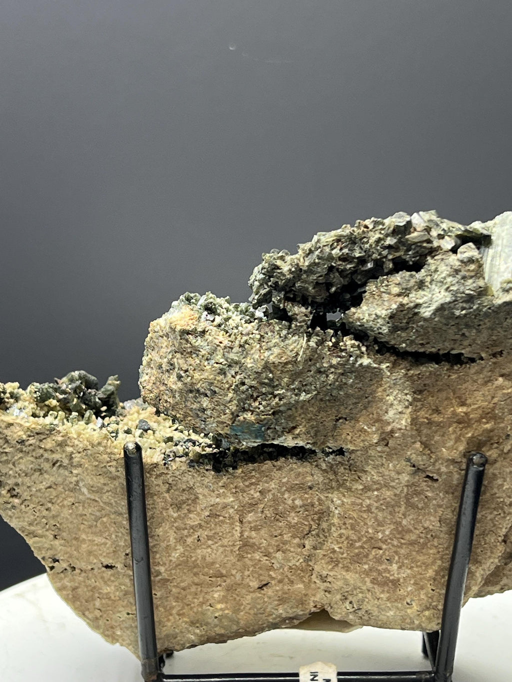 Actinolite, Sphalerite, Calcite And Barite Specimen - Crystal Gemstone AE 