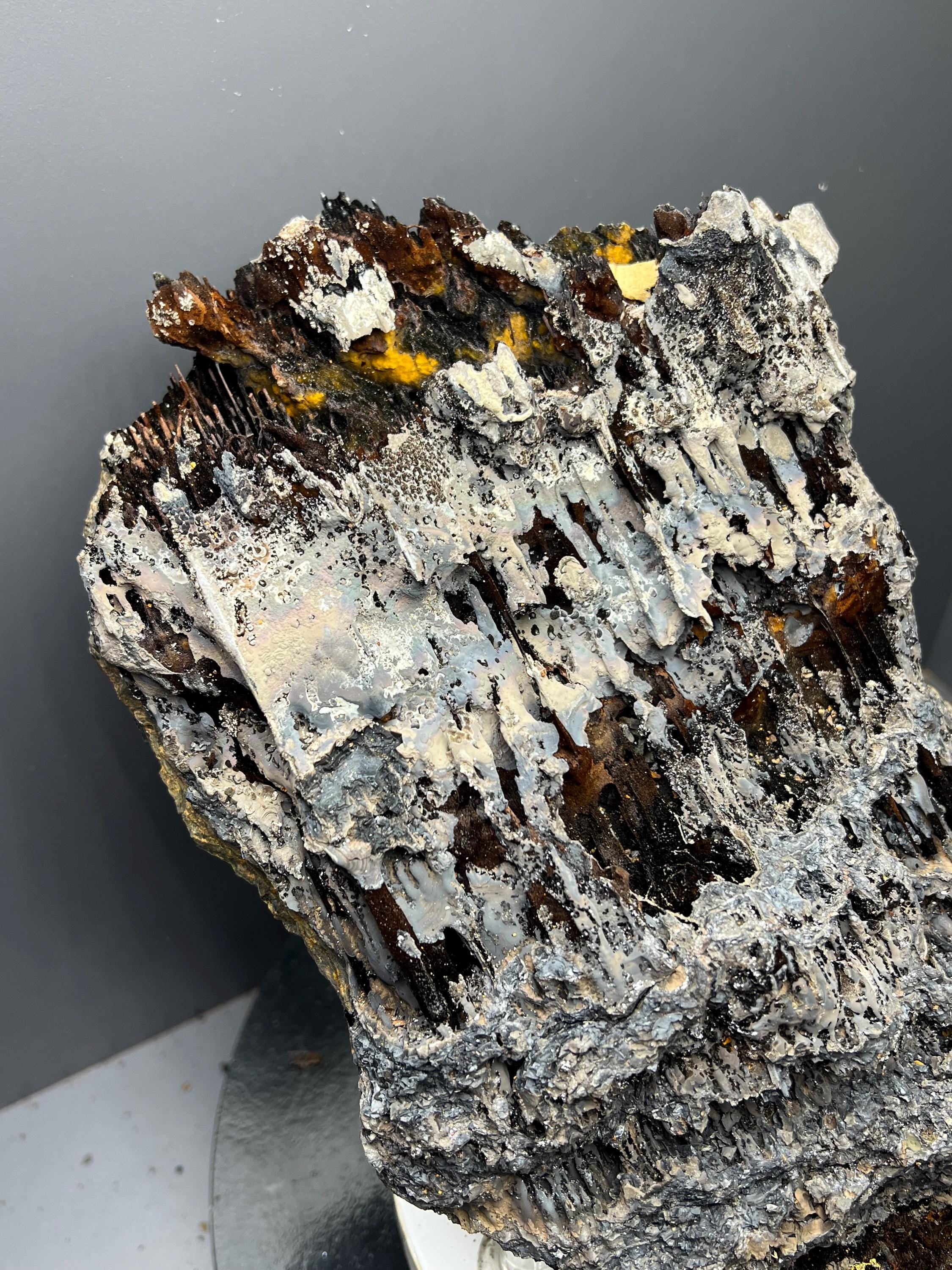 Museum Quality Specularite Limonite Goethite Table Formation, Turkey - Crystal Gemstone AE 